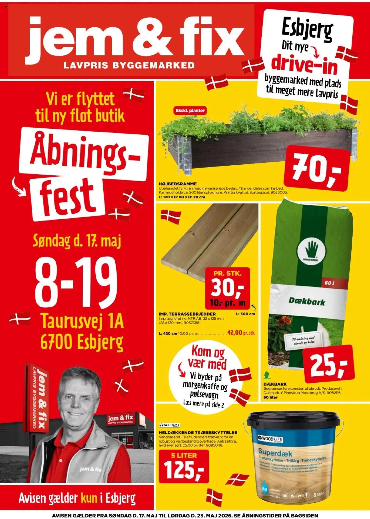 Jem & fix tilbudsavis fra 17/05/2026 Jem & fix - Åbningsavis - Esbjerg