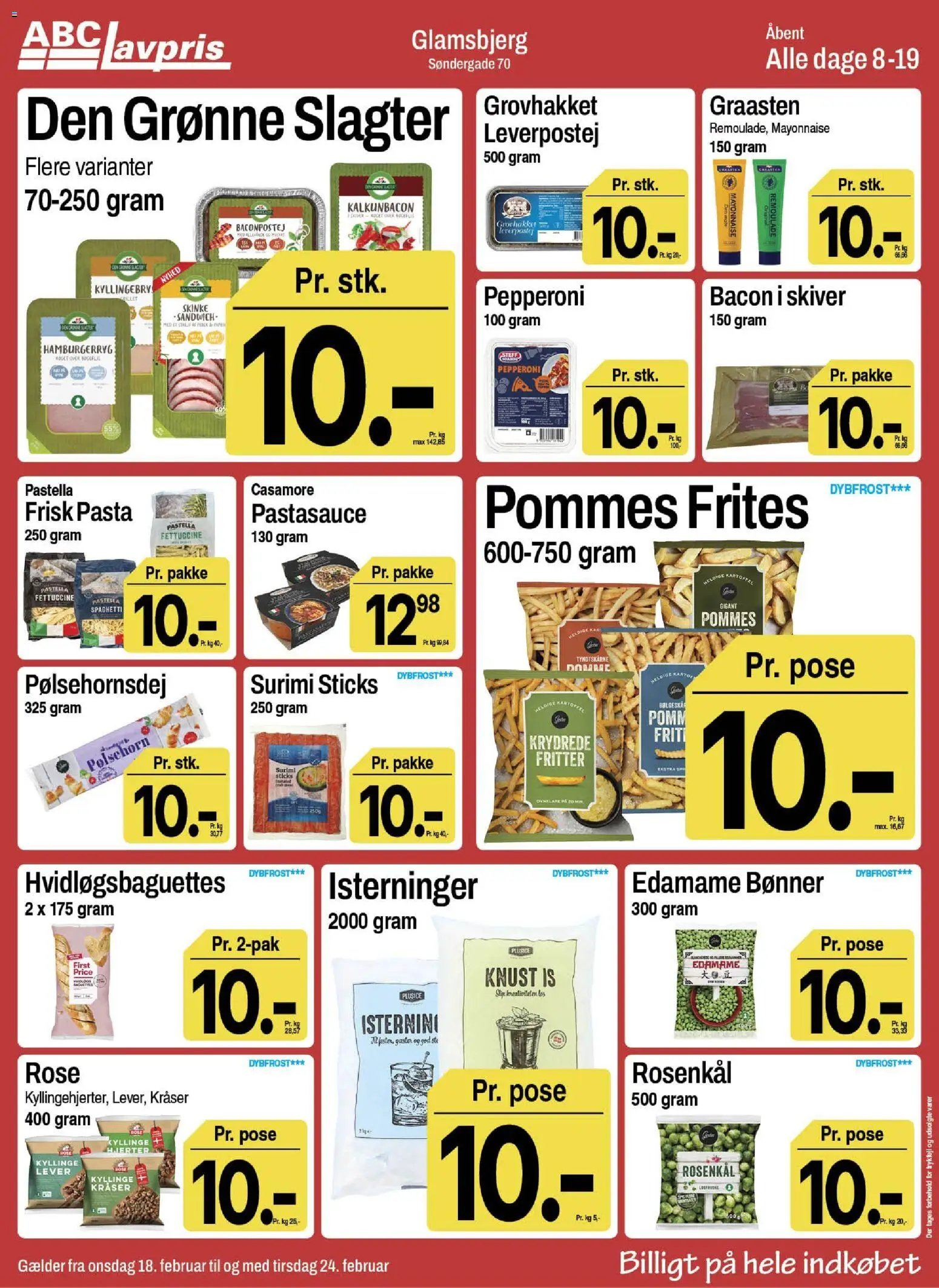 Abc Lavpris tilbudsavis fra 18/02/2026 Glamsbjerg