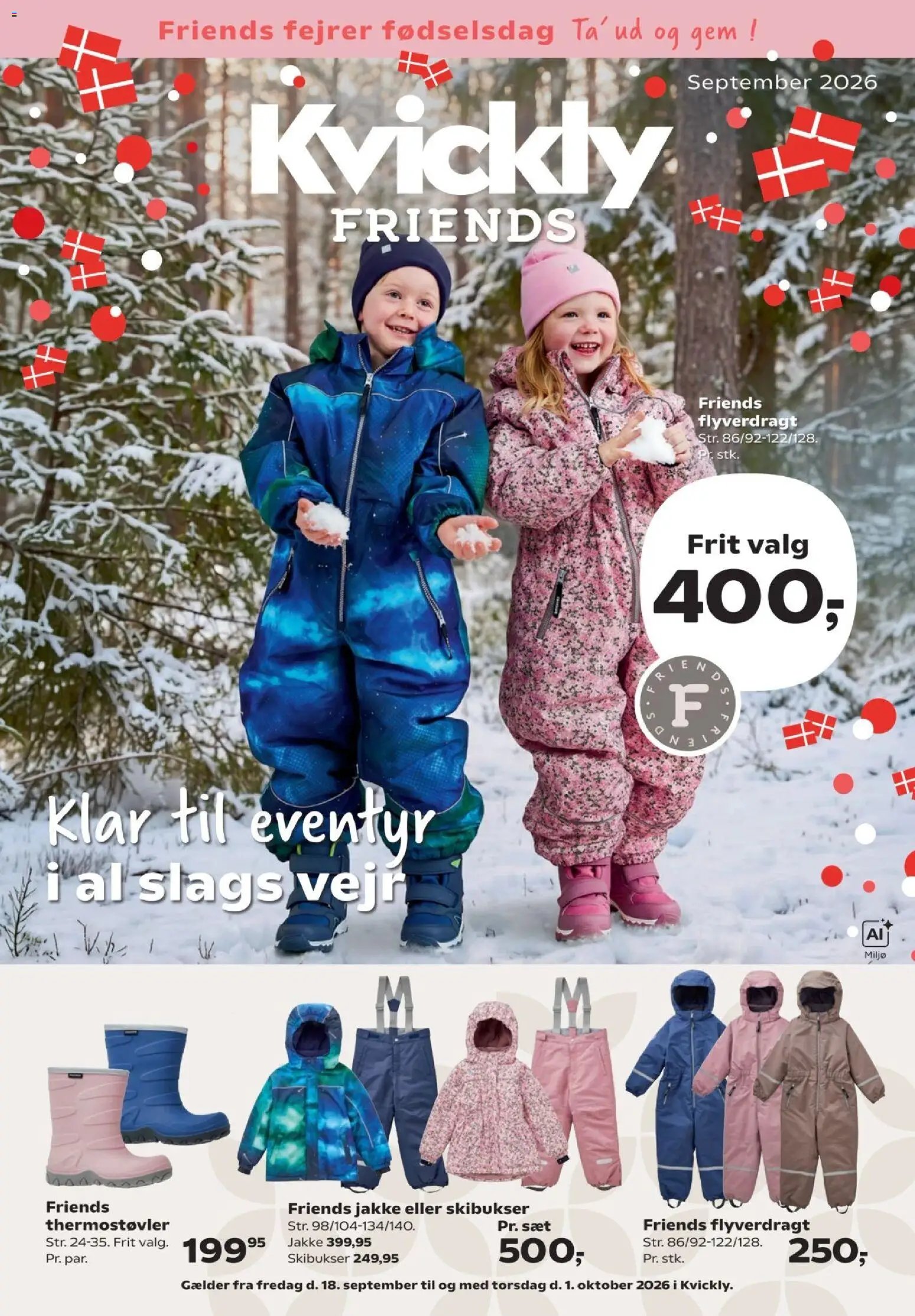 Kvickly tilbudsavis fra 18/09/2026 Kvickly - Friends katalog