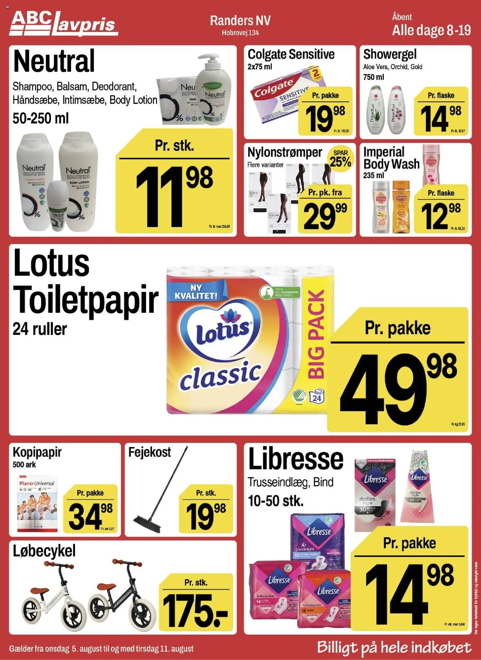 Abc Lavpris tilbudsavis fra 05/08/2026 Abc Lavpris - Tilbudsavis