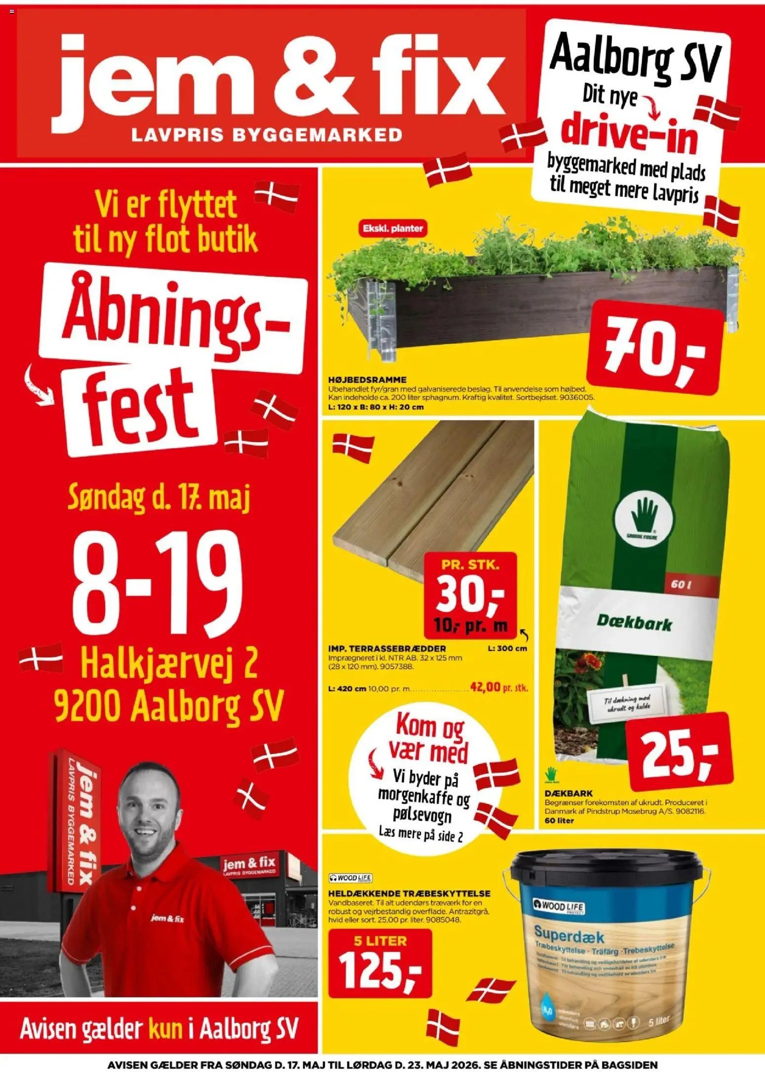Jem & fix tilbudsavis fra 17/05/2026 Jem & fix - Åbningsavis - Aalborg (2026-05-17 - 2026-05-23)