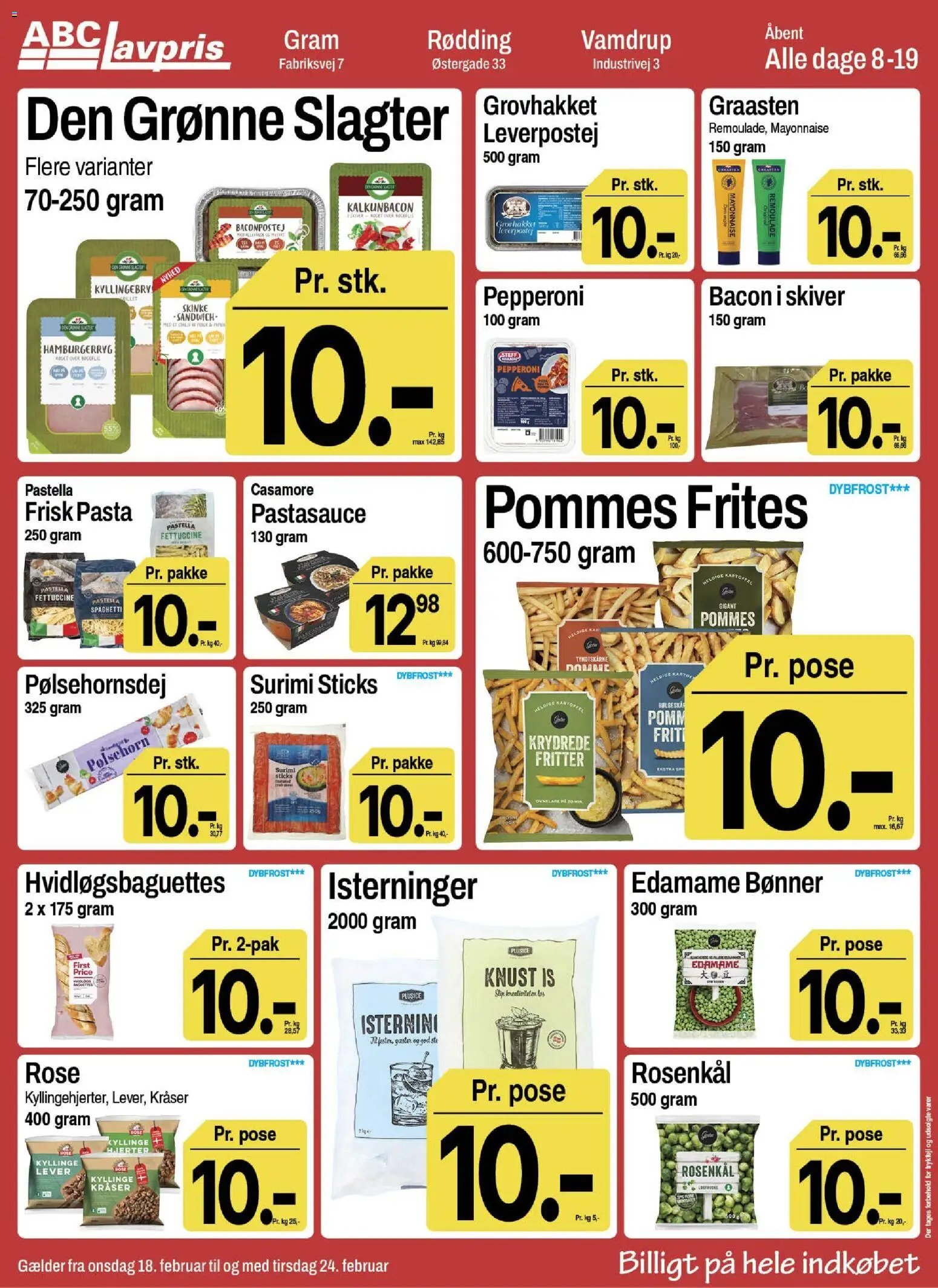 Abc Lavpris tilbudsavis fra 18/02/2026 Gram