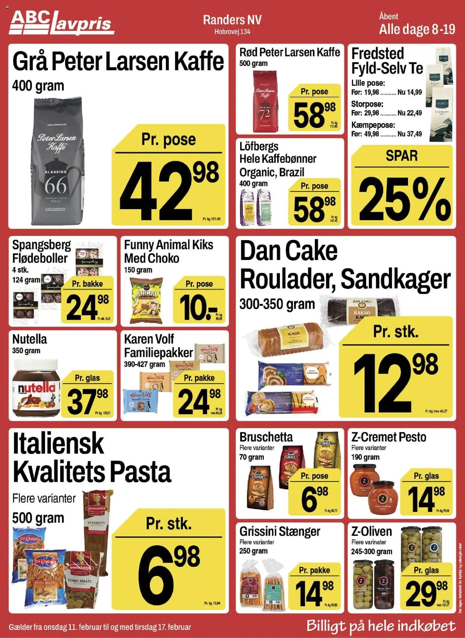Abc Lavpris tilbudsavis fra 11/02/2026 Randers NV