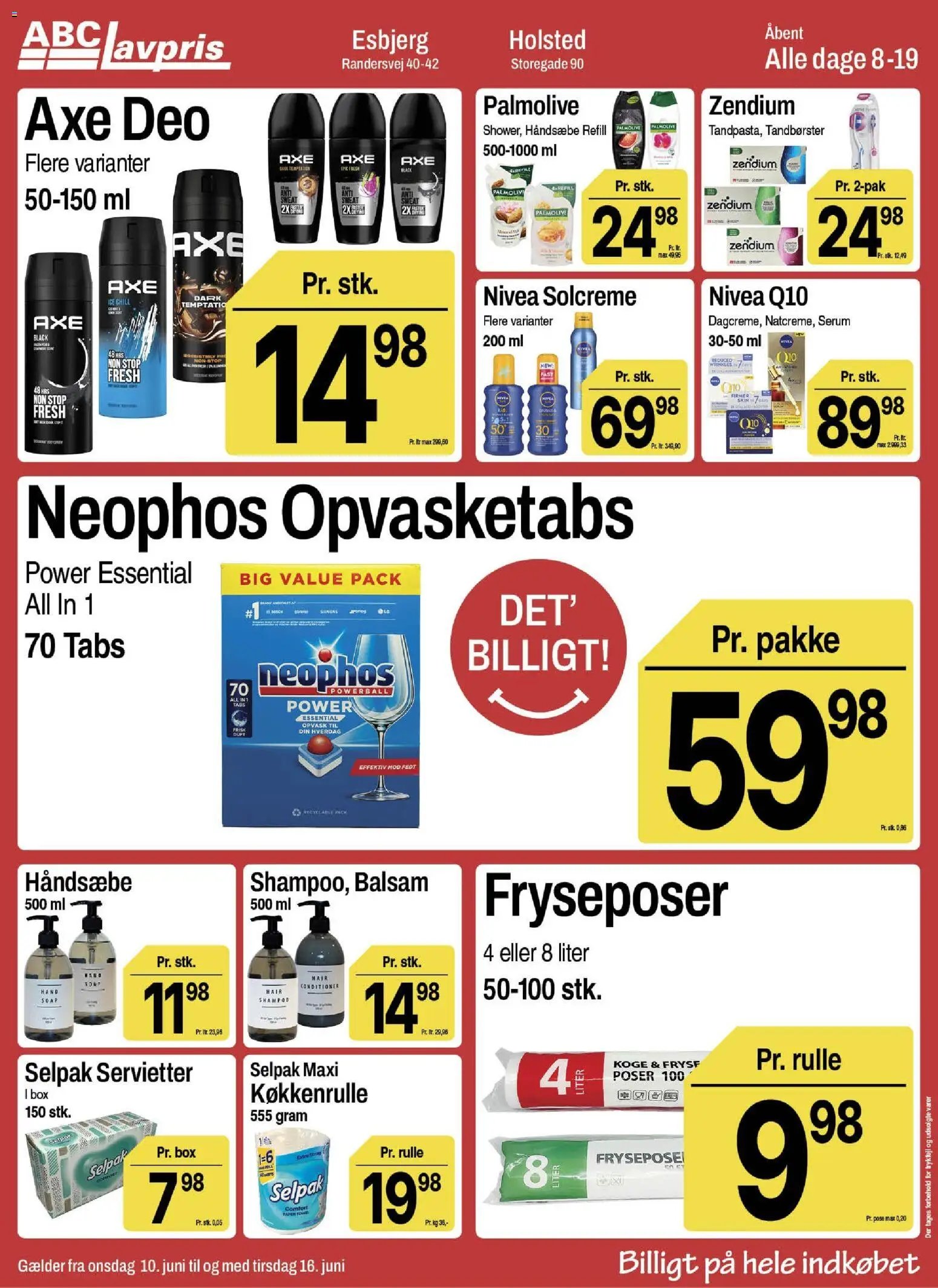 Abc Lavpris tilbudsavis fra 10/06/2026 Abc Lavpris - Esbjerg