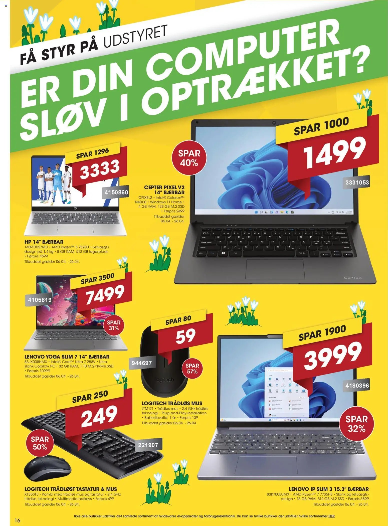 Punkt1 tilbudsavis fra 06/04/2026 Punkt1 - Tilbudsavis