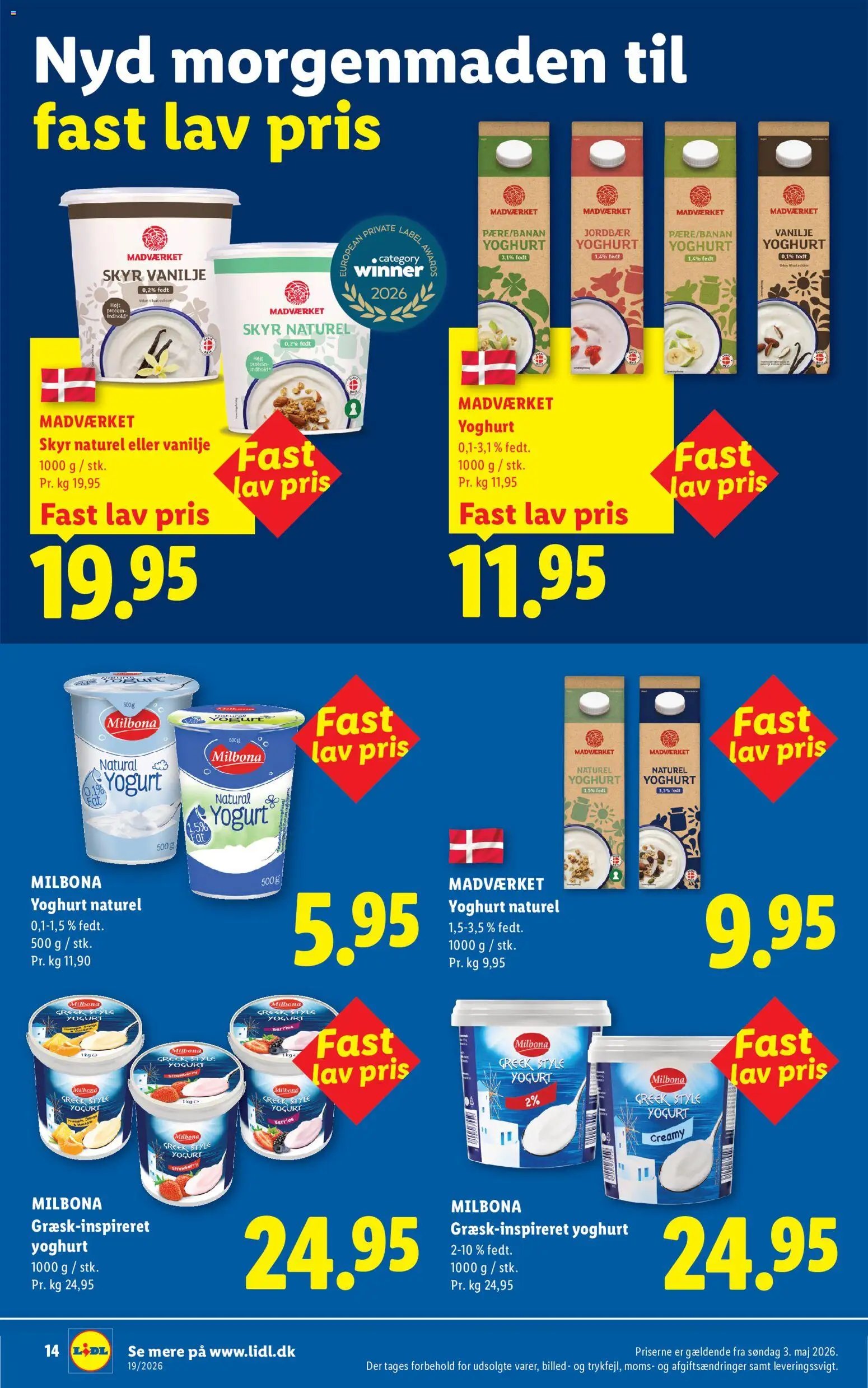 Lidl tilbudsavis fra 03/05/2026 Lidl - Tilbudsavis
