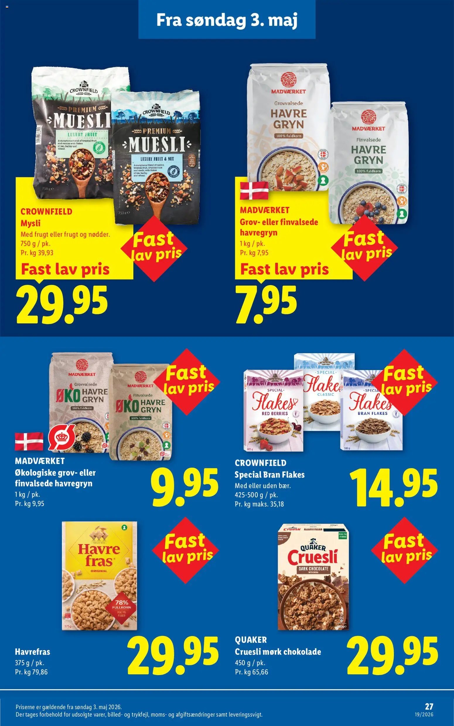 Lidl tilbudsavis fra 03/05/2026 Lidl - Tilbudsavis