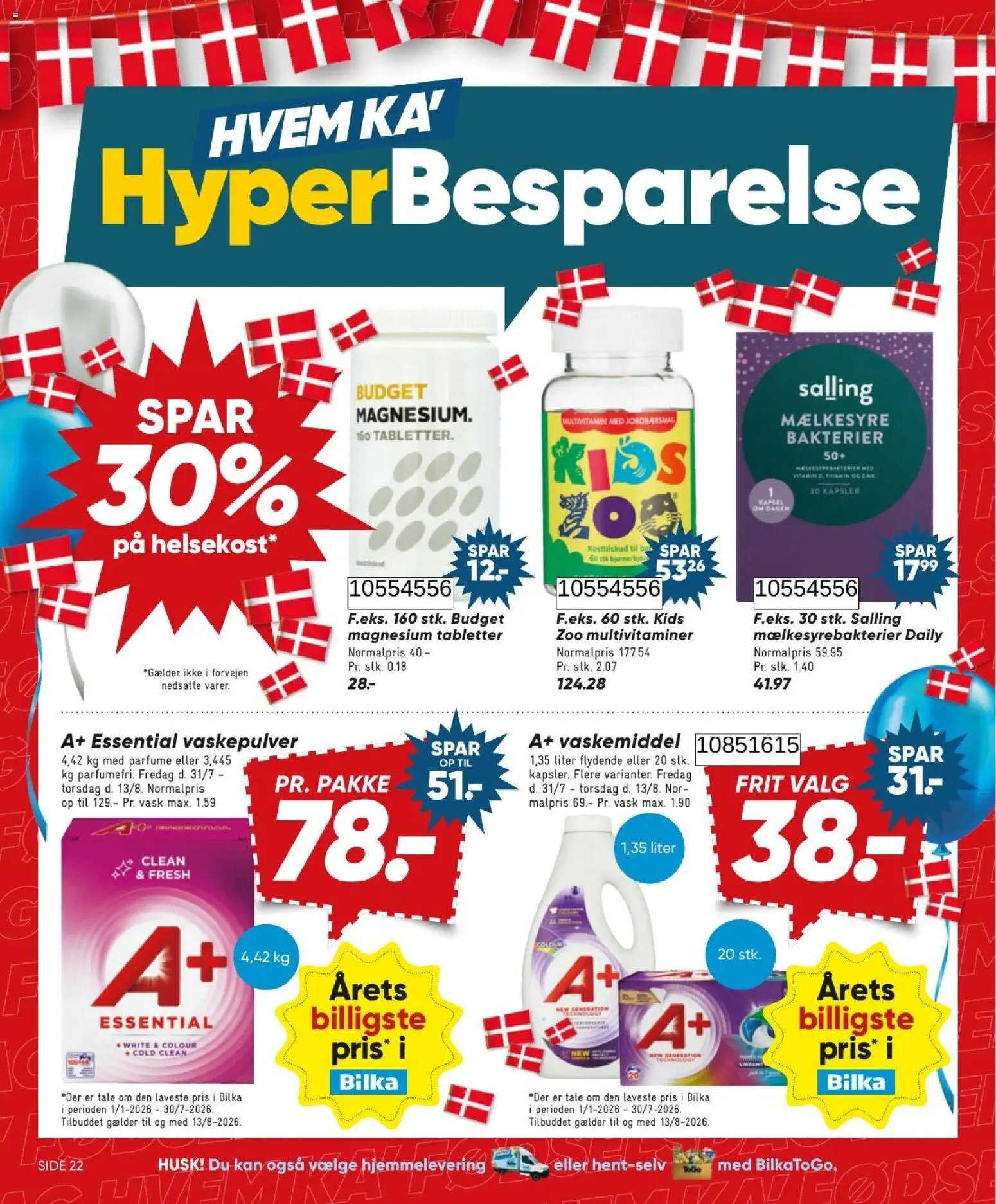 Bilka tilbudsavis fra 31/07/2026 Bilka - Tilbudsavis uge 32