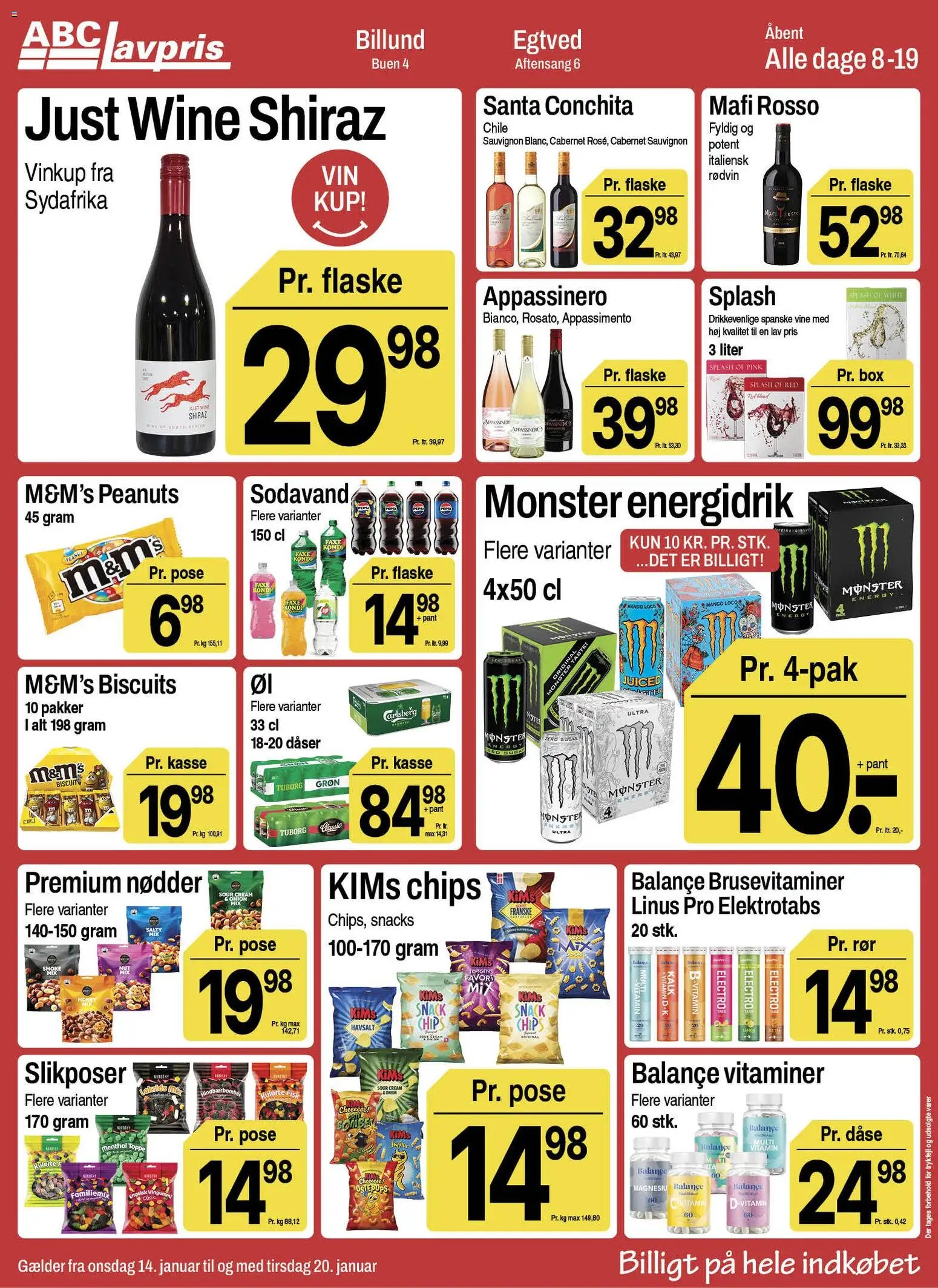 Abc Lavpris tilbudsavis fra 14/01/2026 Tilbudsavis