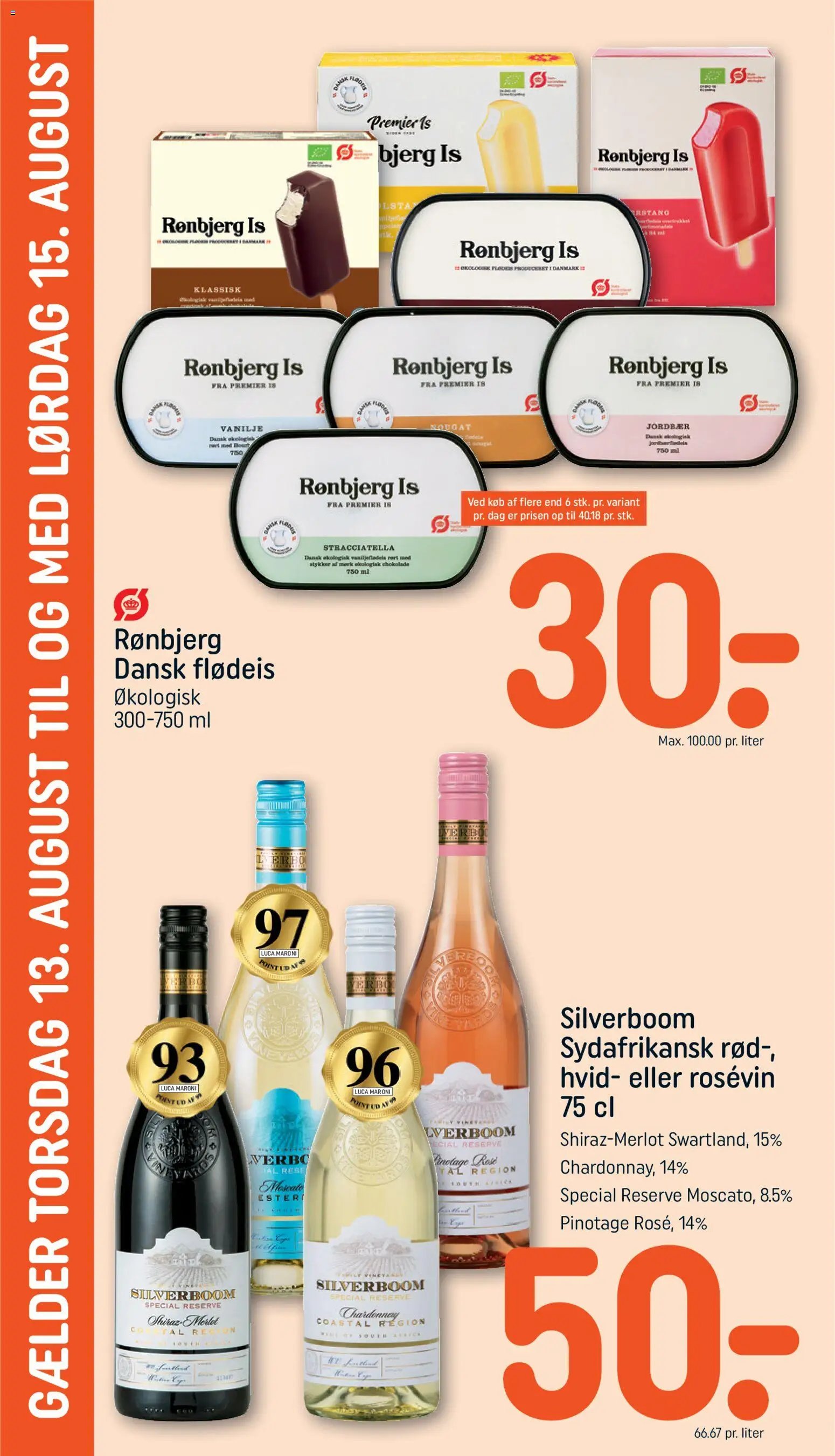 Rema 1000 tilbudsavis fra 13/08/2026 Rema 1000 - Uge 33 Indstik