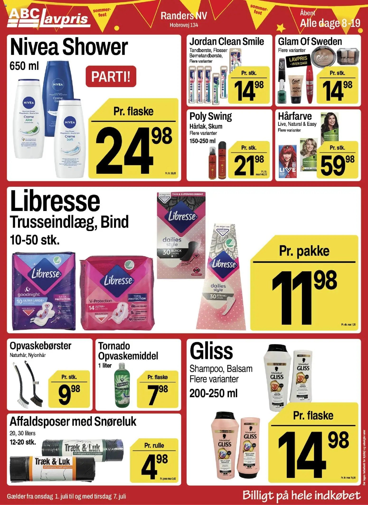 Abc Lavpris tilbudsavis fra 01/07/2026 Abc Lavpris - Tilbudsavis uge 27