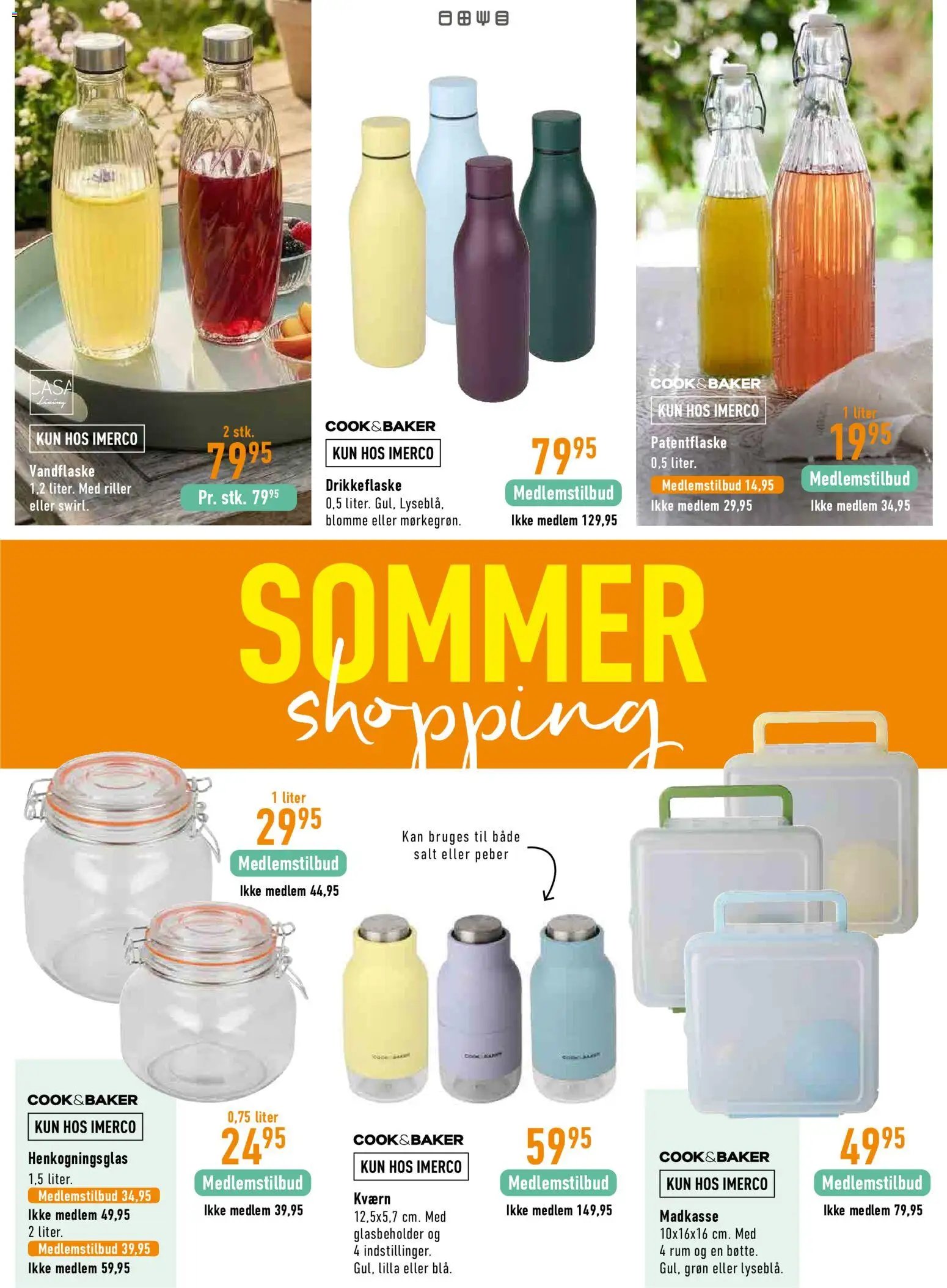 Imerco tilbudsavis fra 29/06/2026 Imerco - Tilbudsavis Sommer shopping