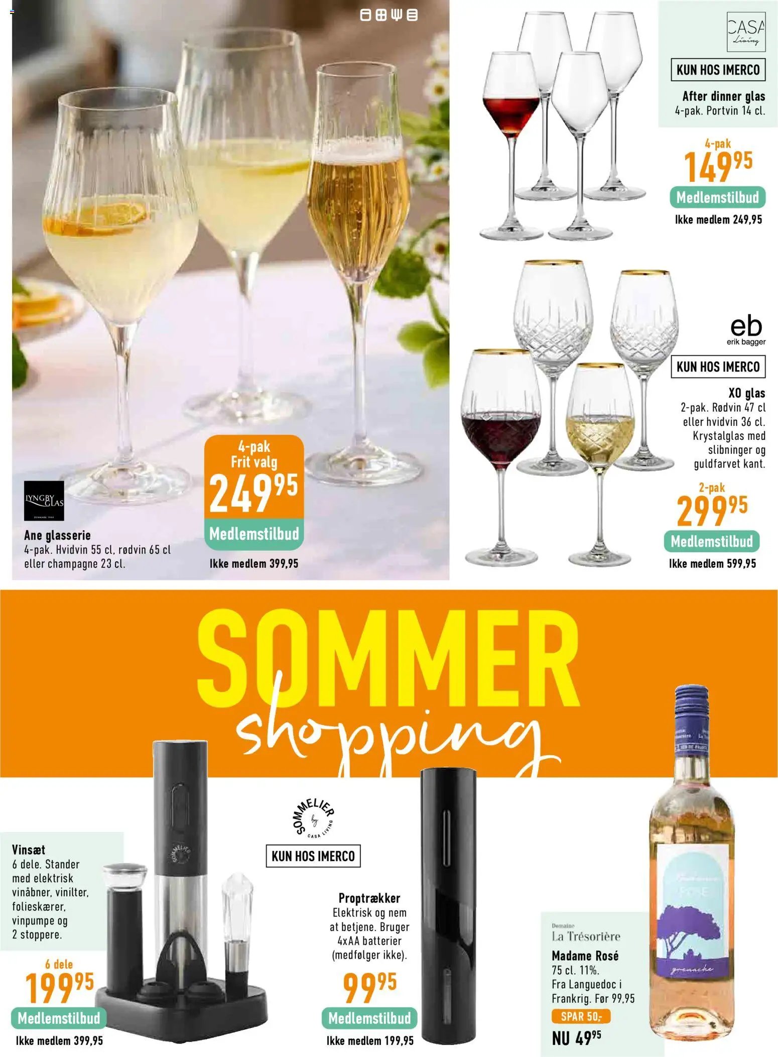 Imerco tilbudsavis fra 29/06/2026 Imerco - Tilbudsavis Sommer shopping
