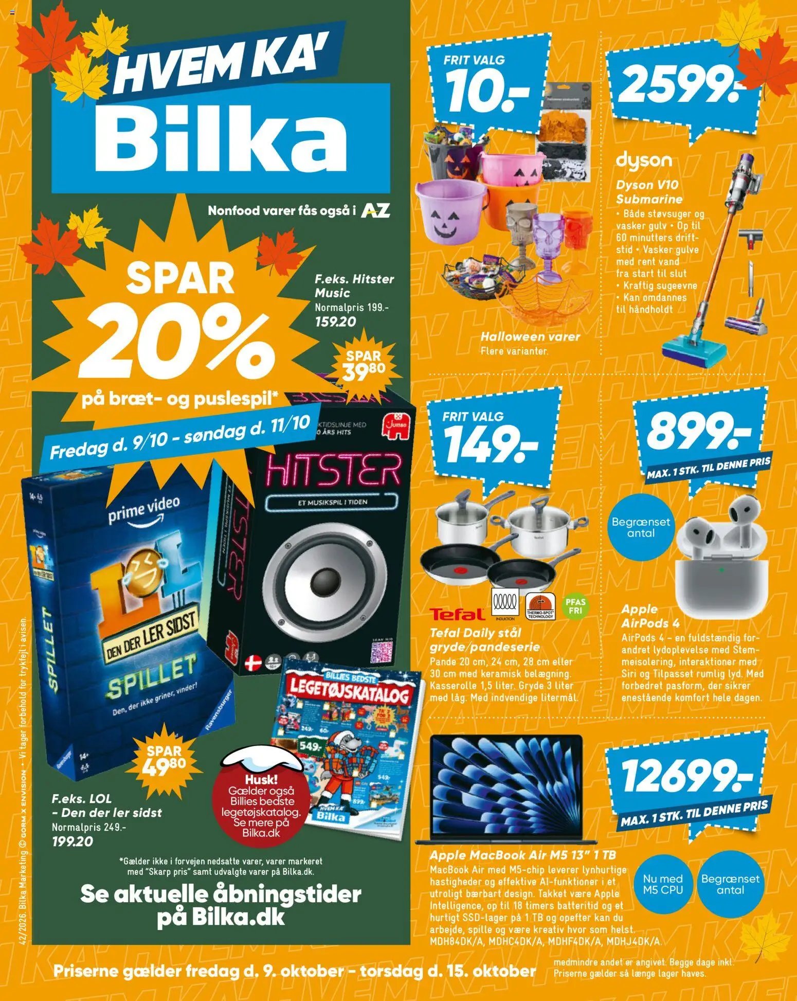 Nye Bilka tilbud fra 09/10/2026