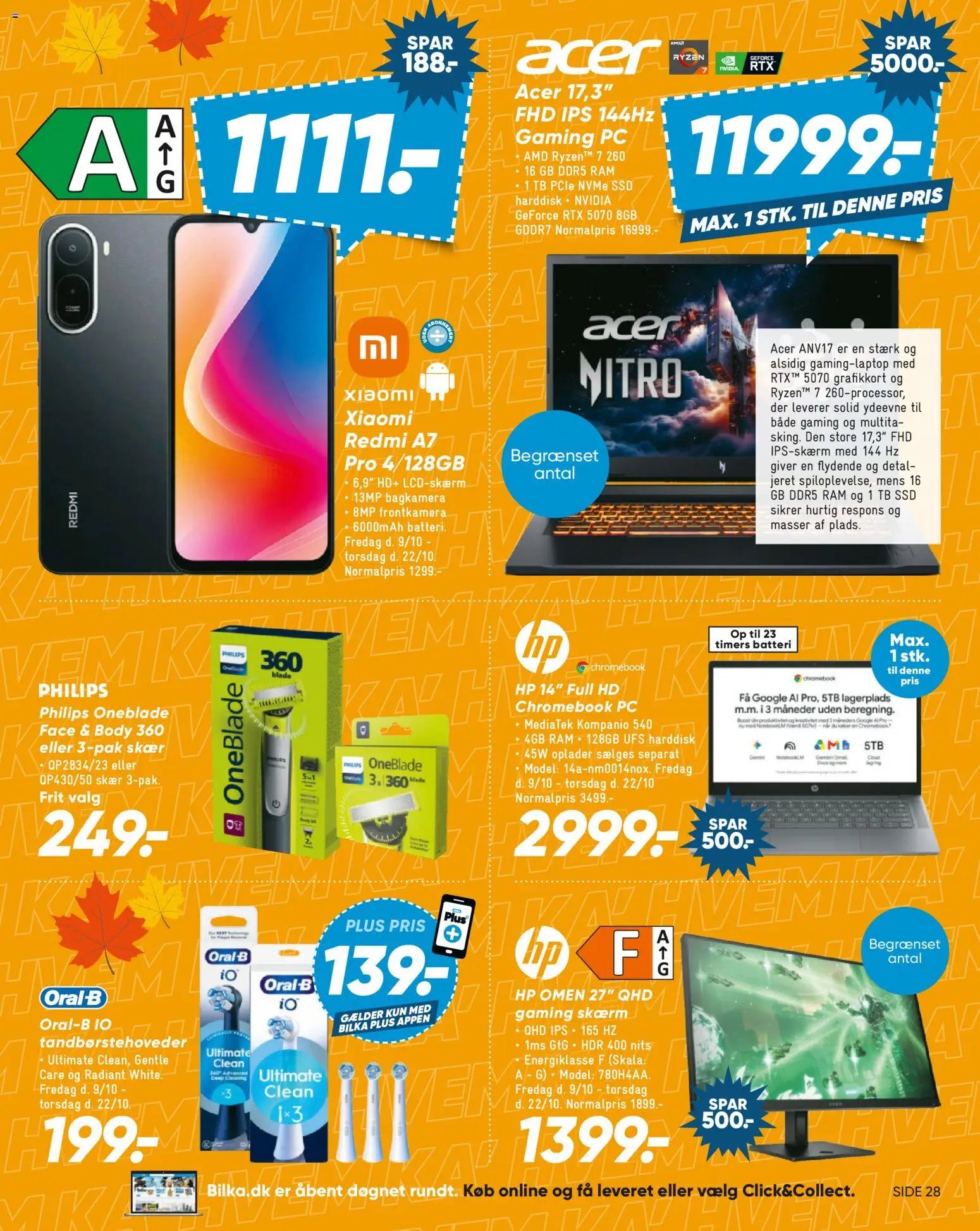 Nye Bilka tilbud fra 09/10/2026