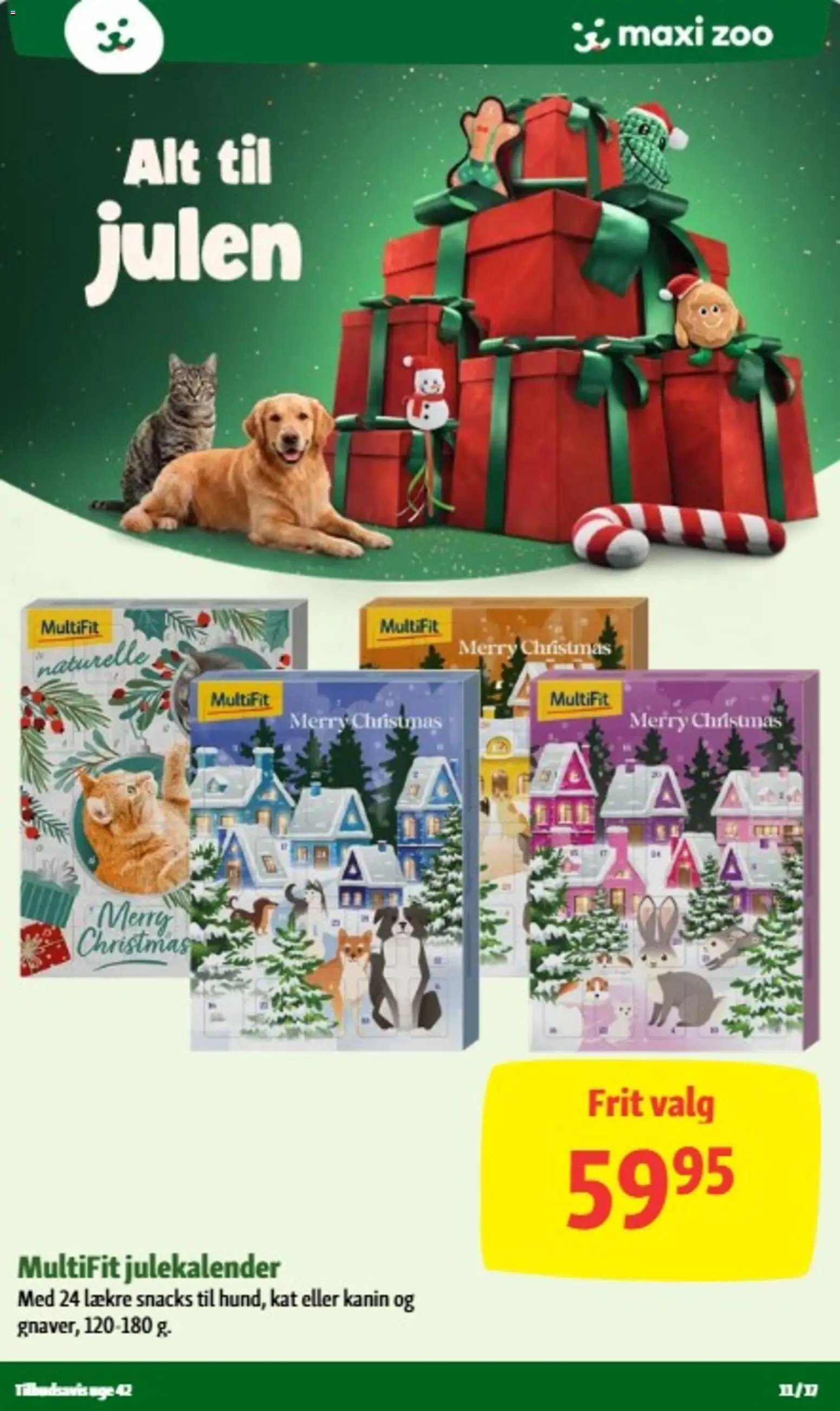 Nye Maxi Zoo tilbud fra 14/10/2026