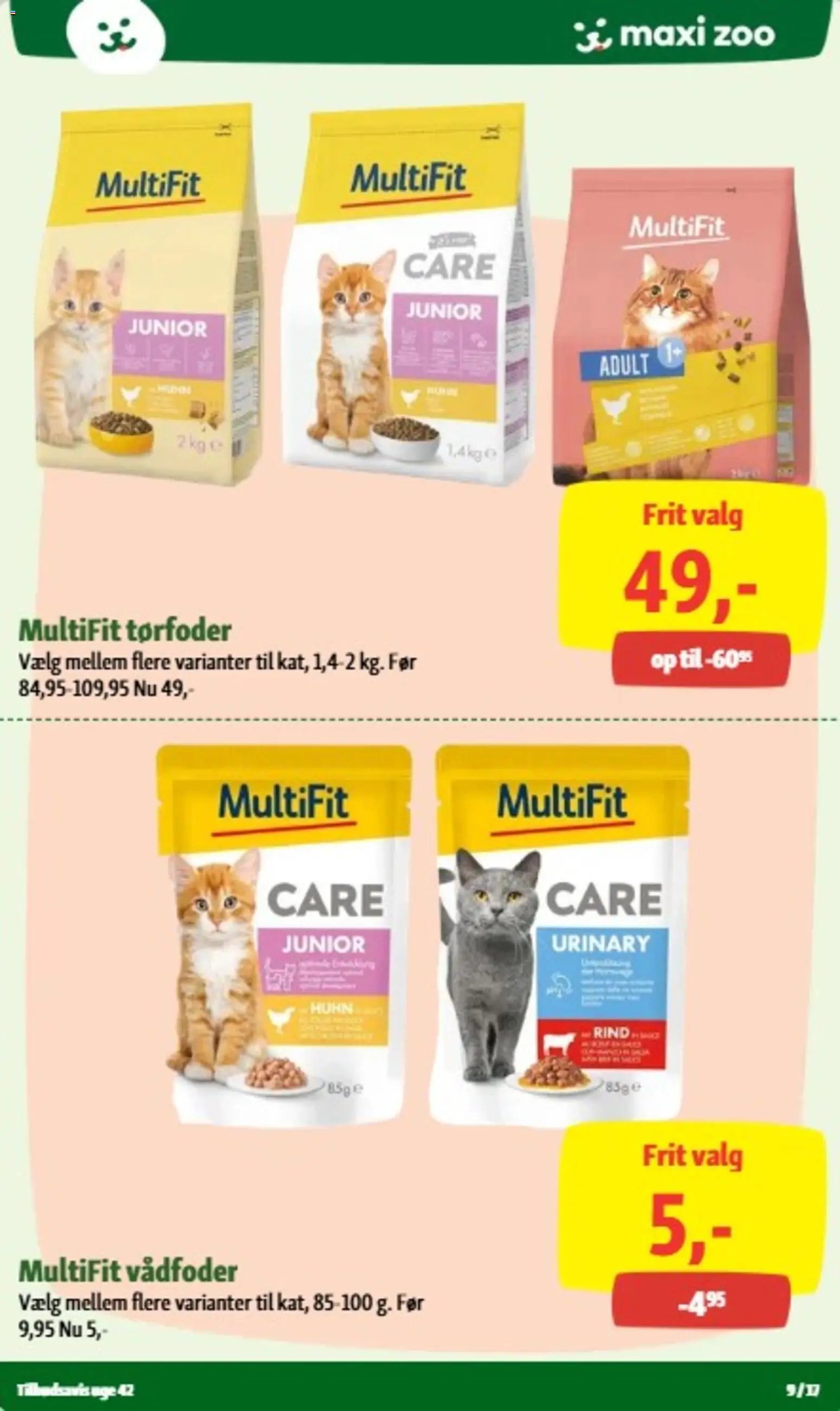 Nye Maxi Zoo tilbud fra 14/10/2026