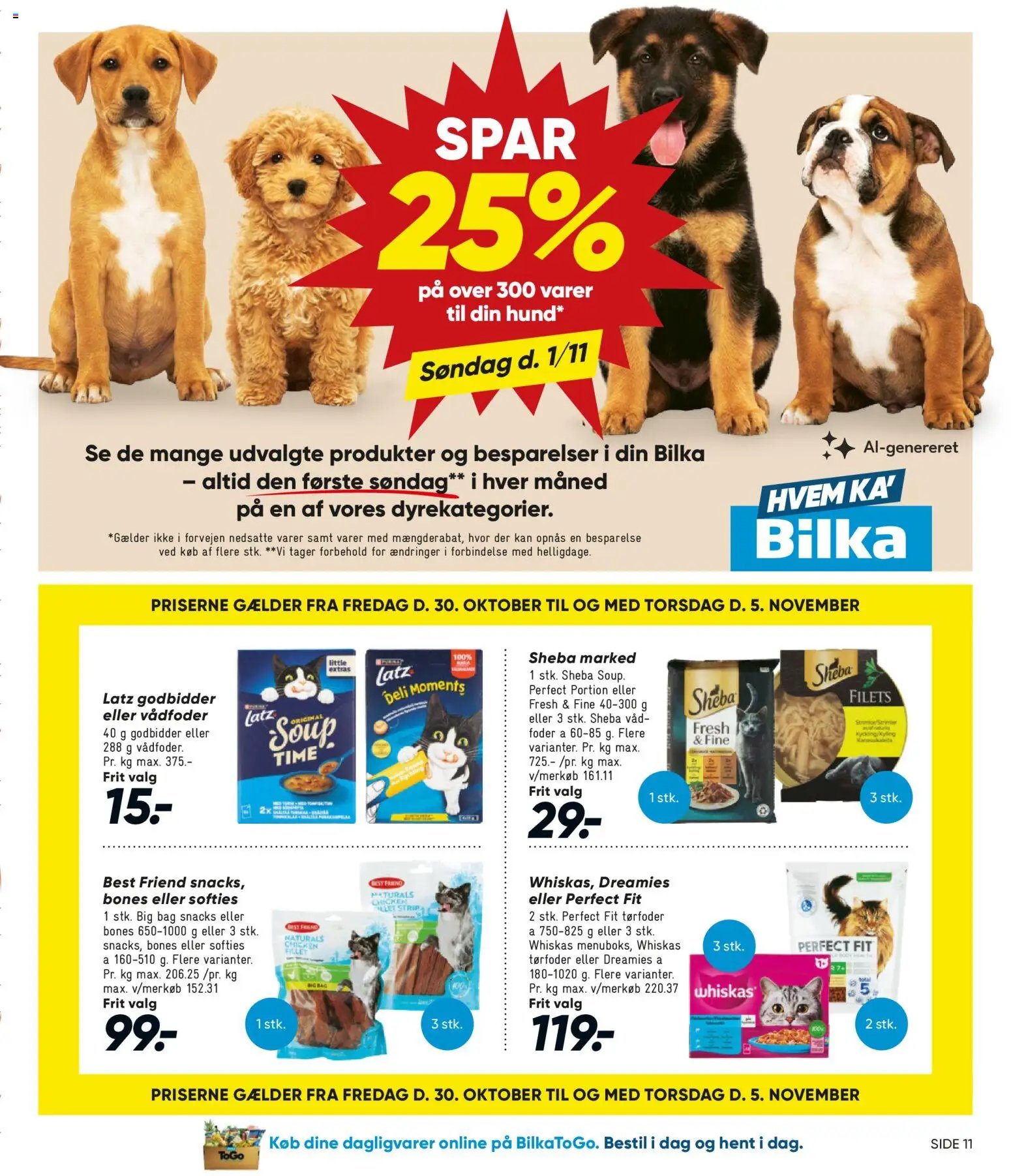 Nye Bilka tilbud fra 30/10/2026