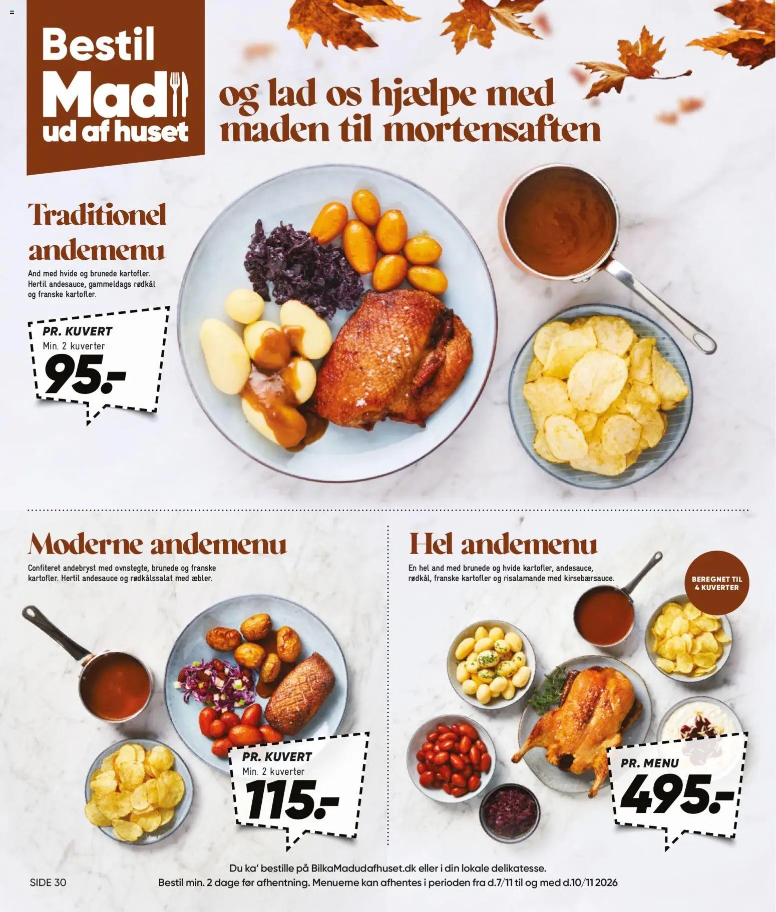 Nye Bilka tilbud fra 30/10/2026