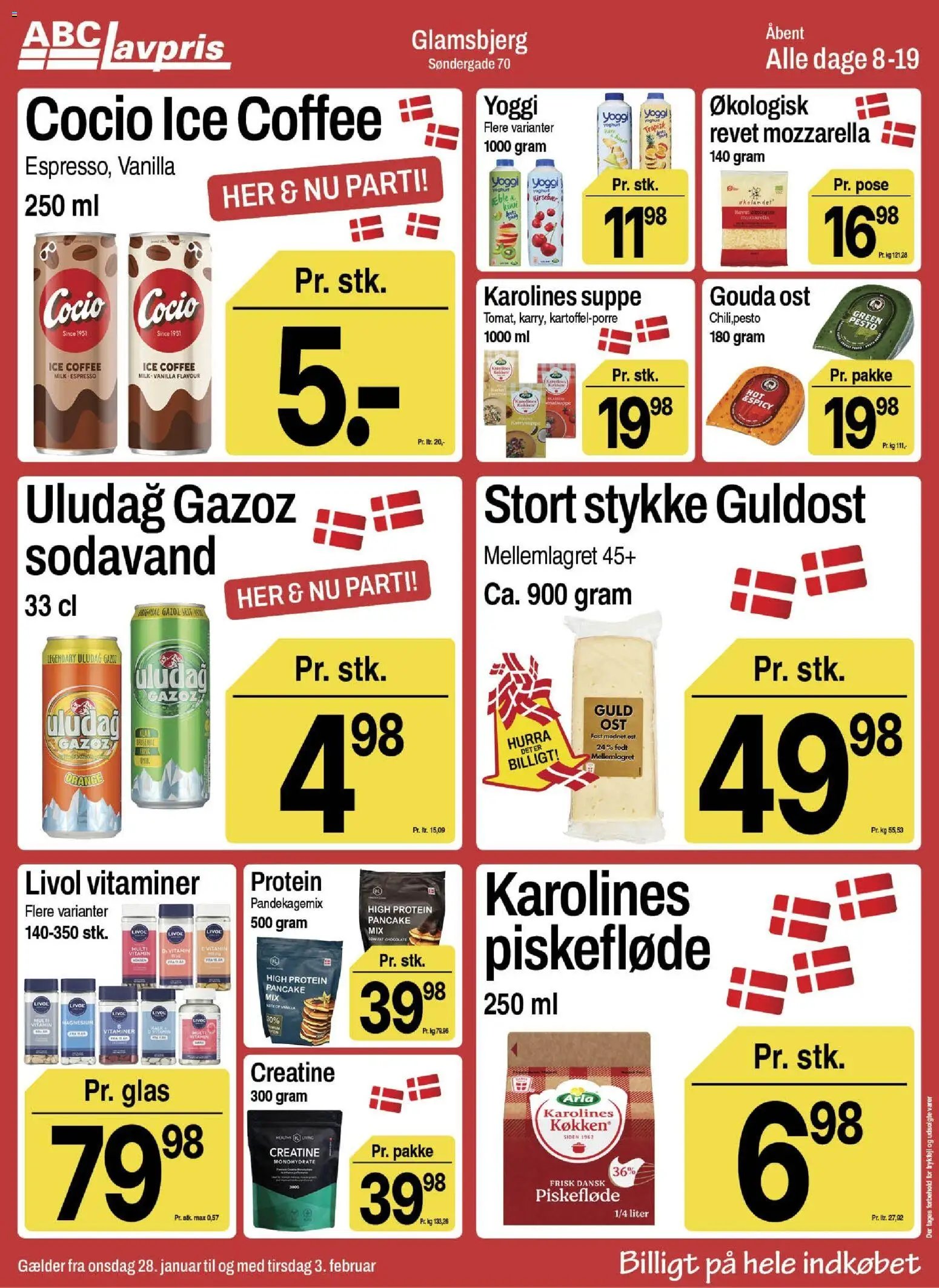 Abc Lavpris tilbudsavis fra 28/01/2026 Glamsbjerg
