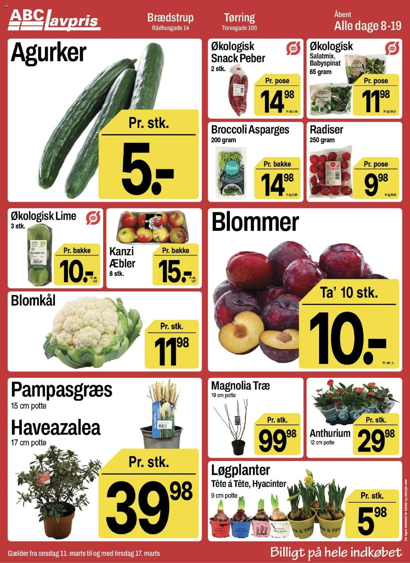 Abc Lavpris tilbudsavis fra 11/03/2026 Abc Lavpris - Brædstrup