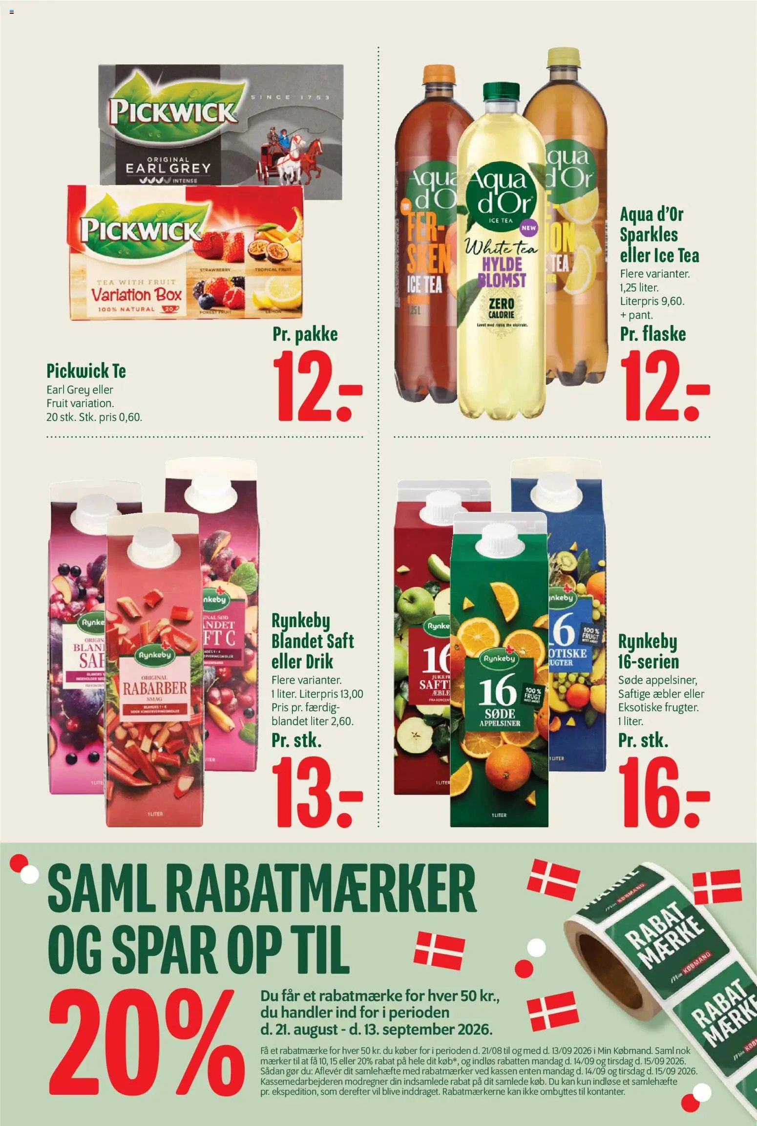 Min Købmand tilbudsavis fra 21/08/2026 Min Købmand - Tilbudsavis uge 35