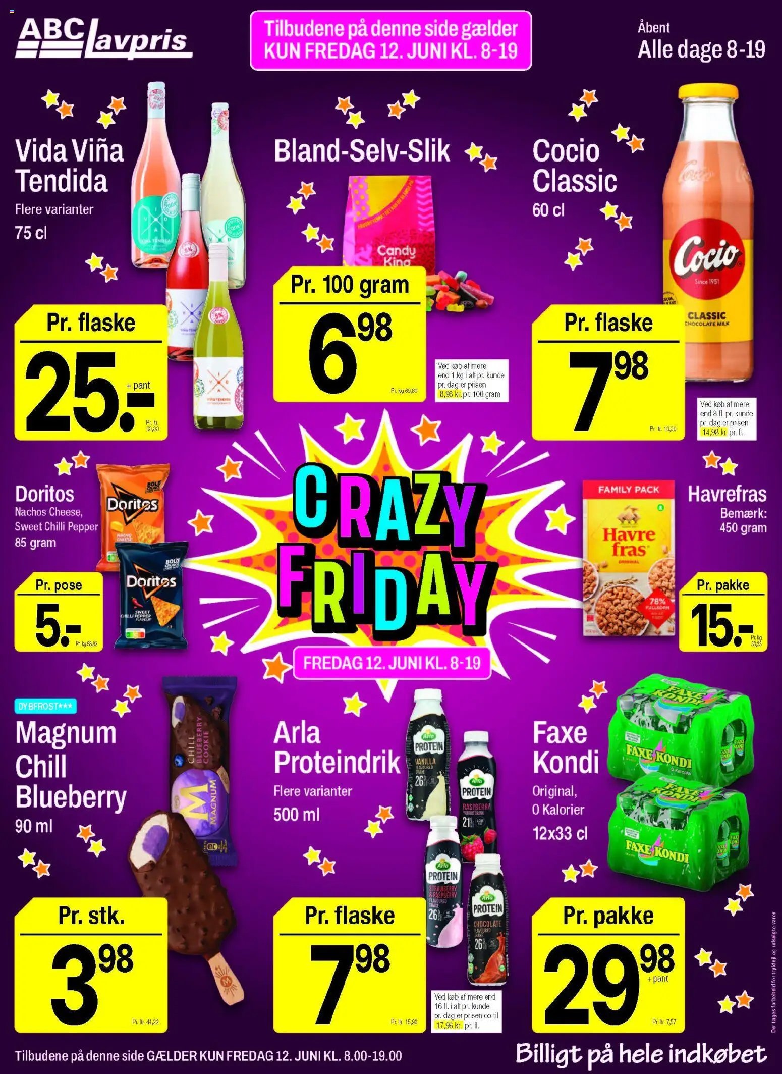 Abc Lavpris tilbudsavis fra 12/06/2026 Abc Lavpris - Tilbudsavis Crazy Friday