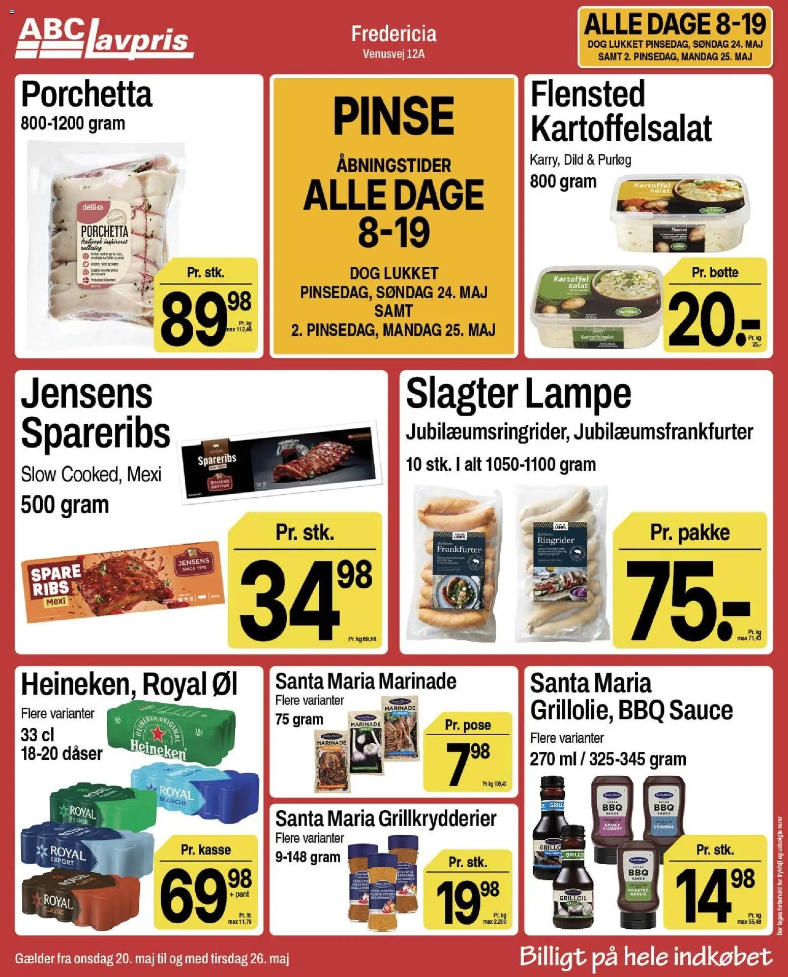 Abc Lavpris tilbudsavis fra 20/05/2026 Abc Lavpris - Fredericia (2026-05-20 - 2026-05-26)
