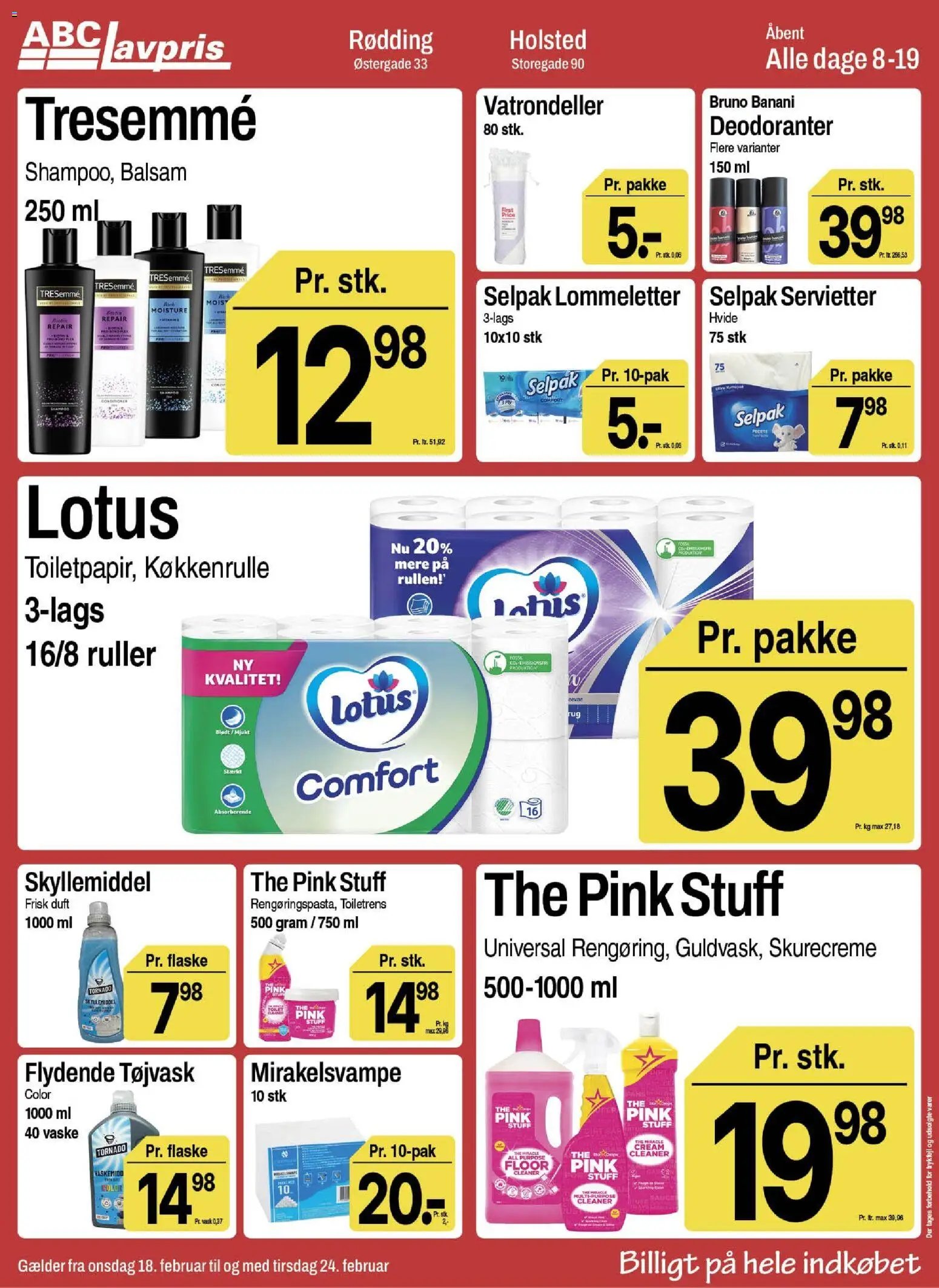 Abc Lavpris tilbudsavis fra 18/02/2026 Holsted