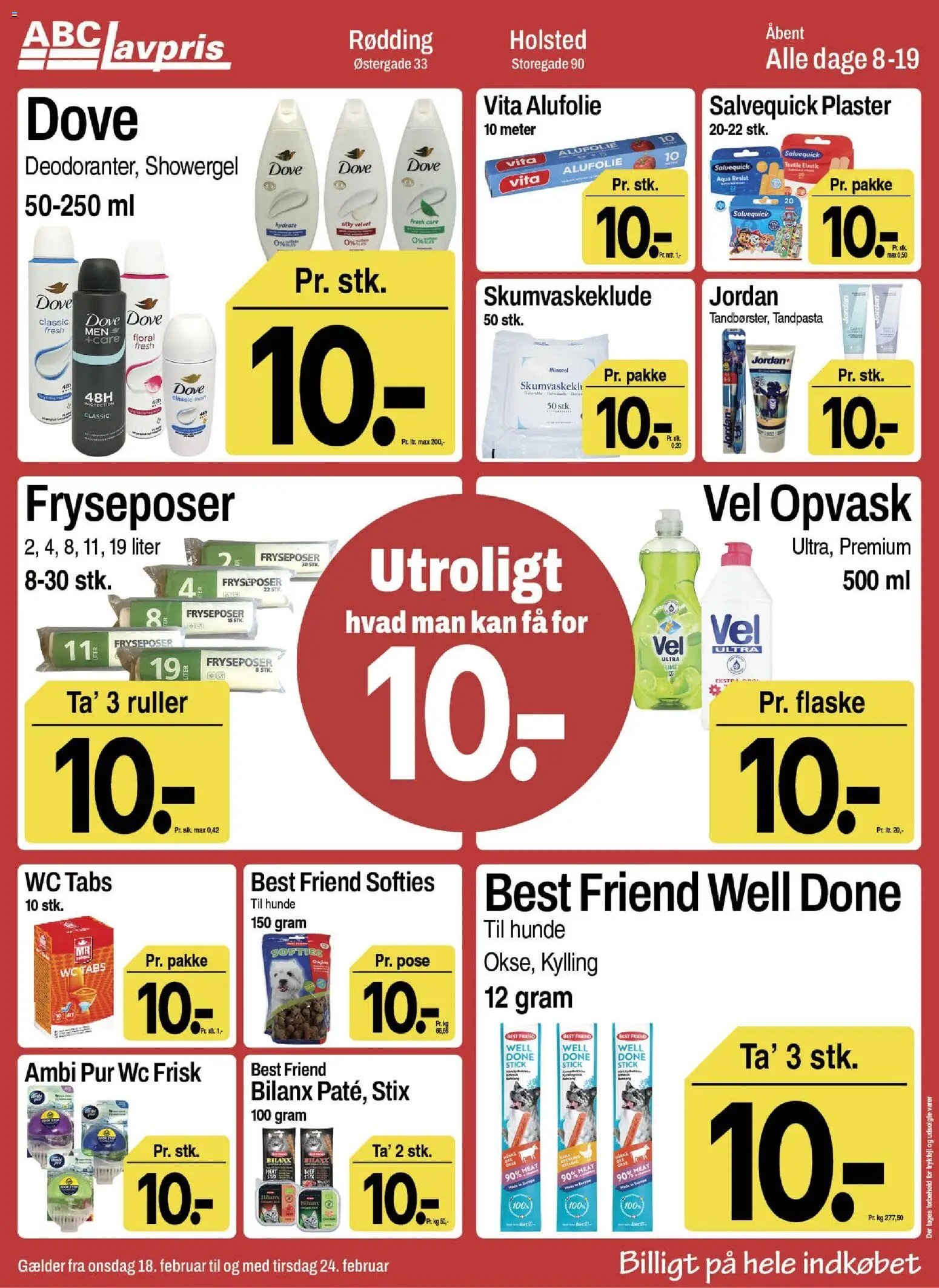 Abc Lavpris tilbudsavis fra 18/02/2026 Holsted