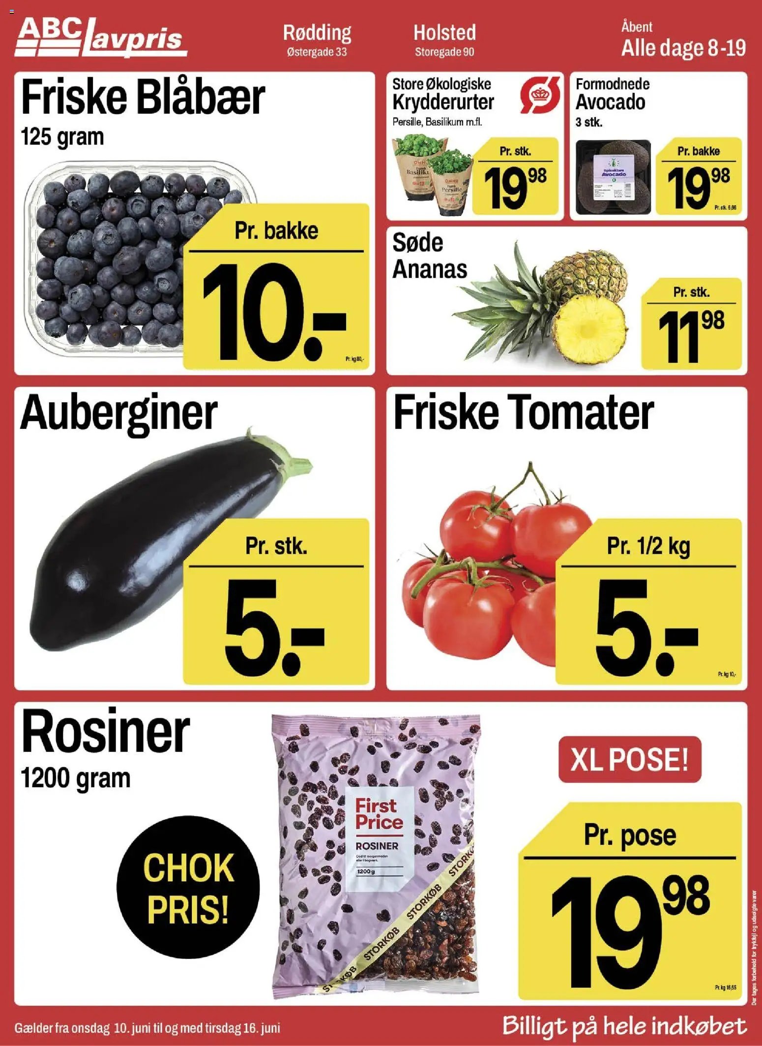 Abc Lavpris tilbudsavis fra 10/06/2026 Abc Lavpris - Holsted
