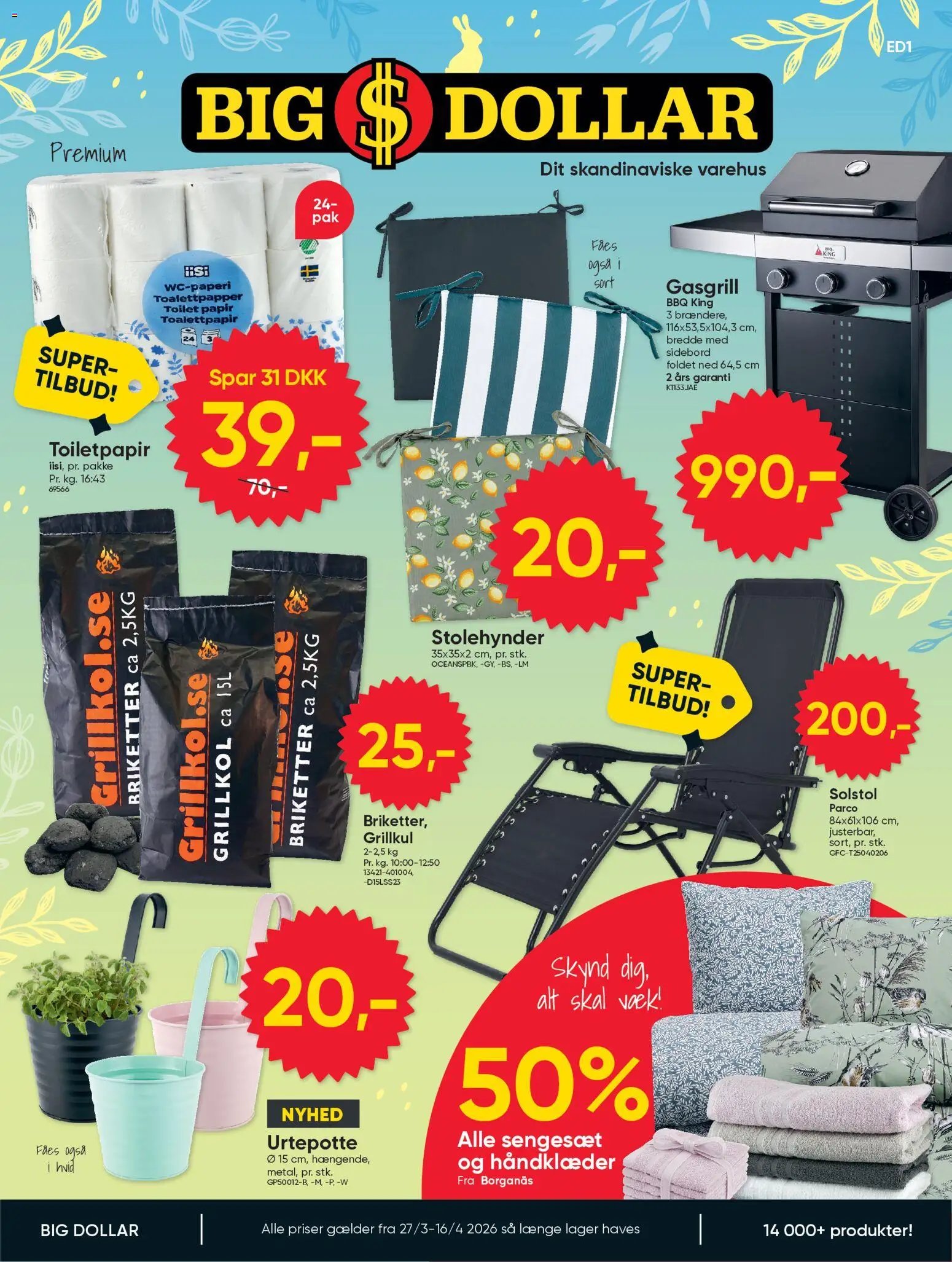 Bigdollar tilbudsavis fra 27/03/2026 Bigdollar - Tilbudsavis