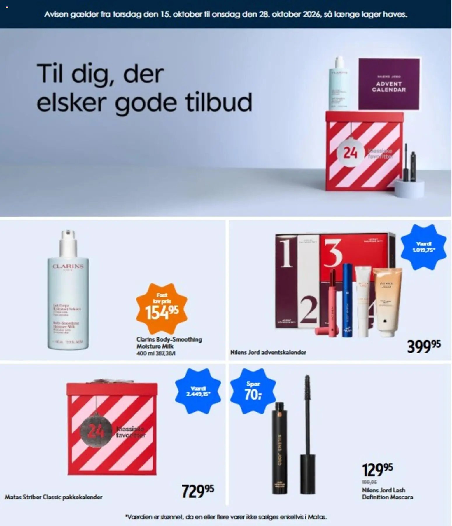 Nye Matas tilbud fra 20/10/2026