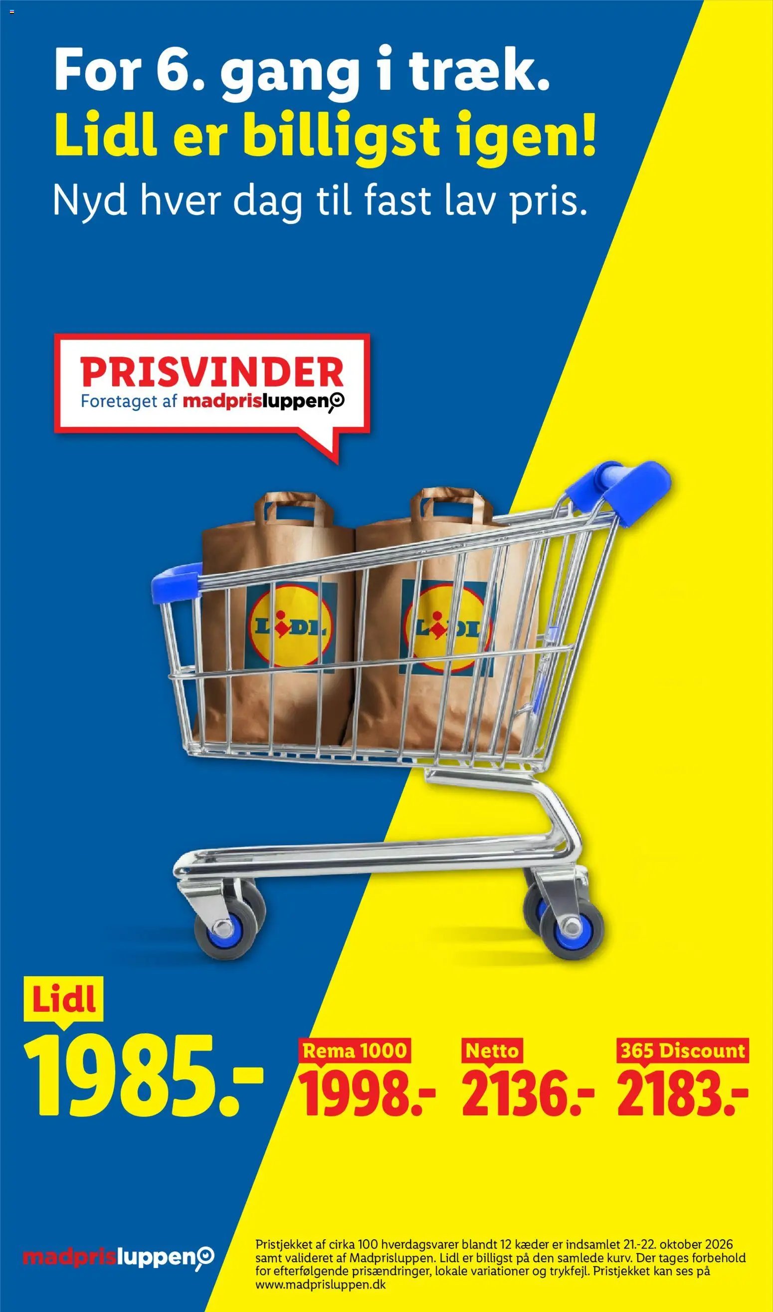 Nye Lidl tilbud fra 25/10/2026