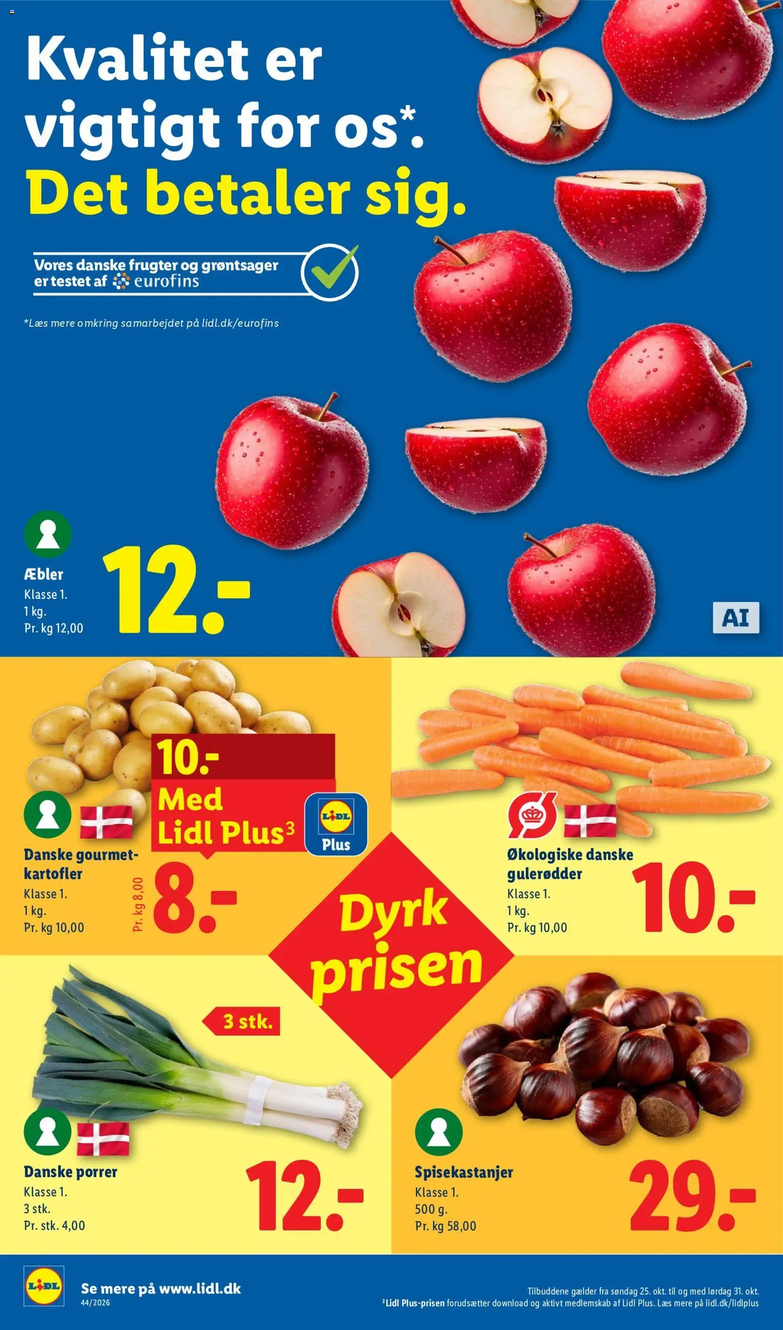Nye Lidl tilbud fra 25/10/2026