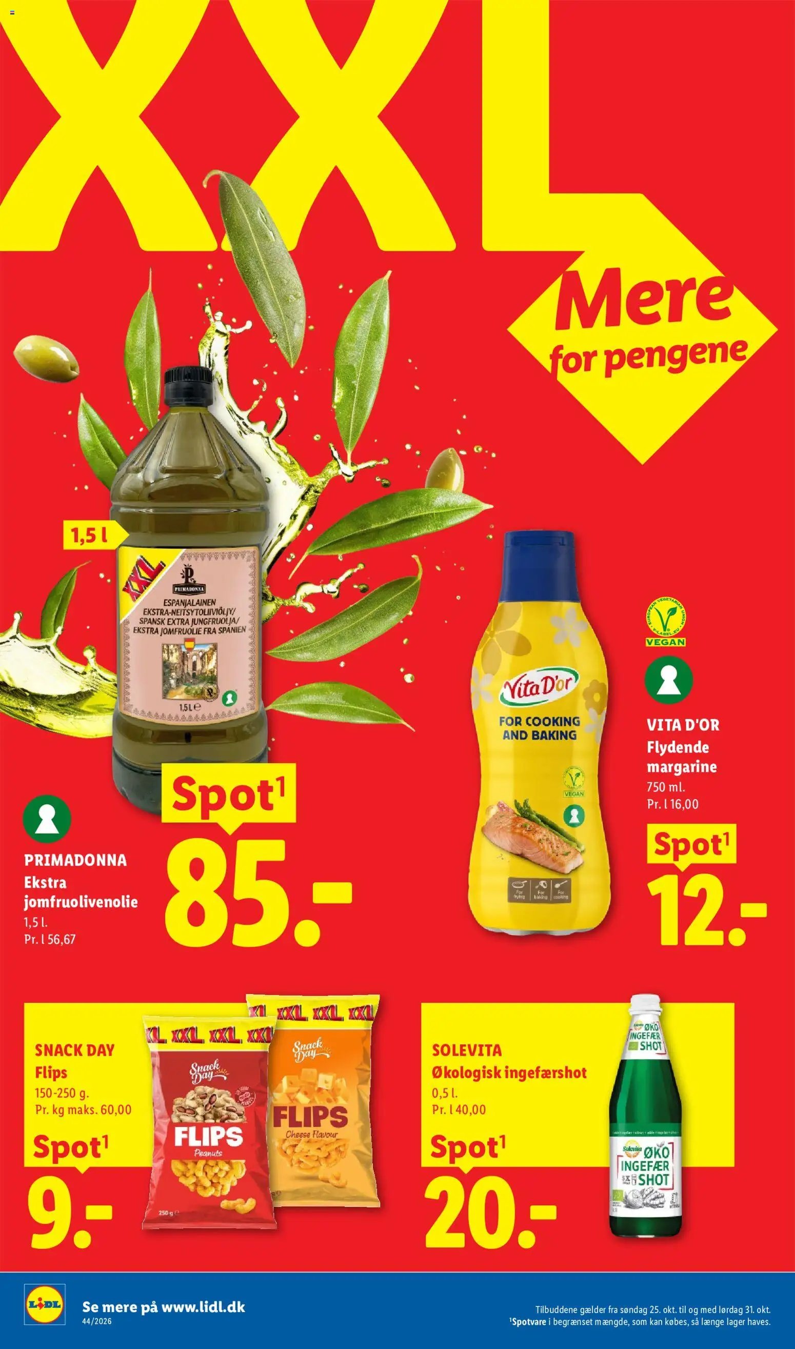 Nye Lidl tilbud fra 25/10/2026