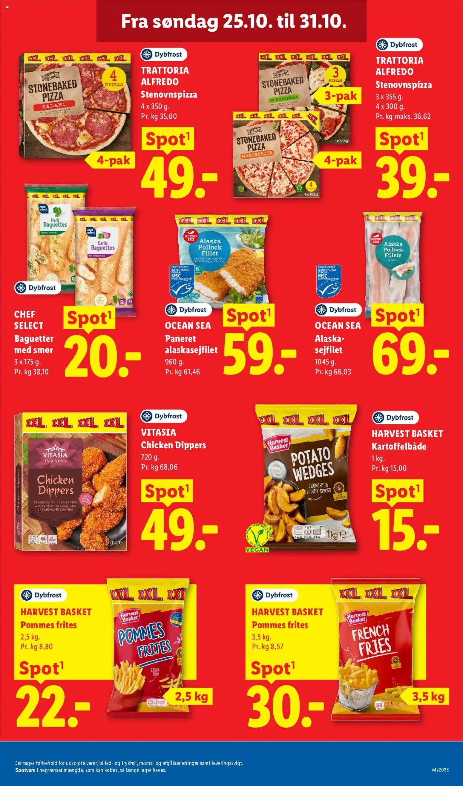 Nye Lidl tilbud fra 25/10/2026