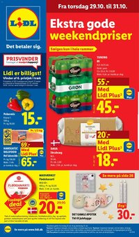 Nye Lidl tilbud fra 25/10/2026