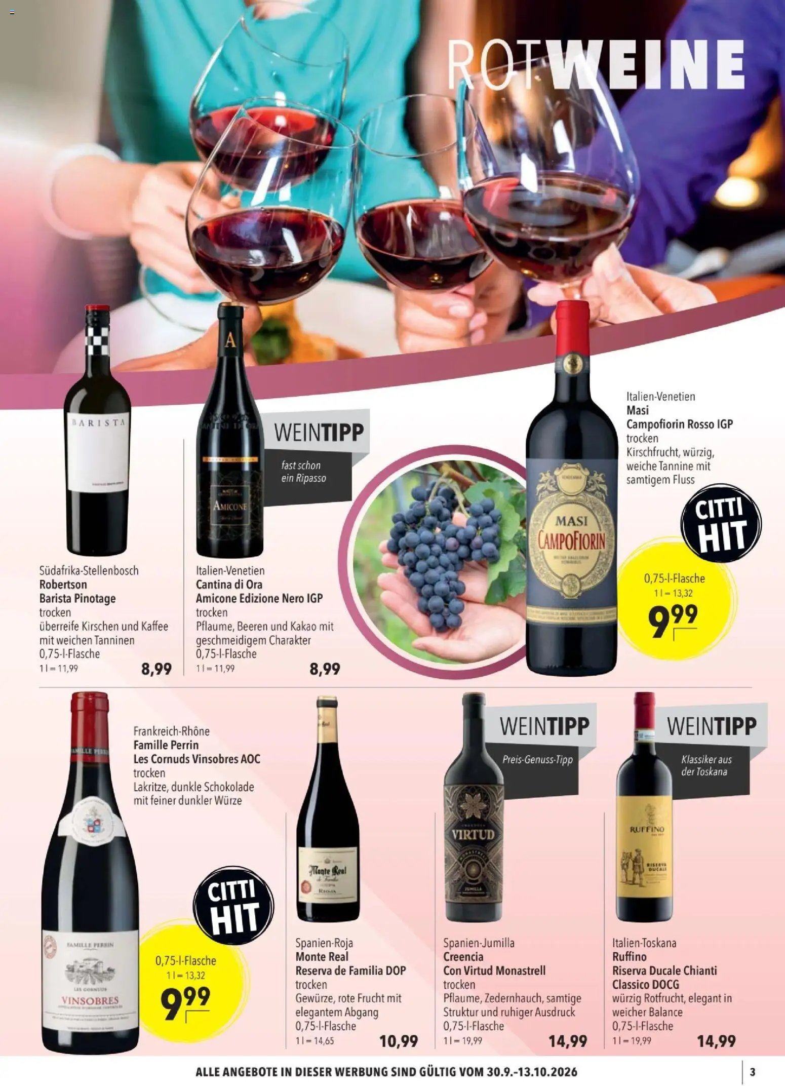 CITTI tilbudsavis fra 30/09/2026 CITTI - Tilbudsavis uge 40 Vin