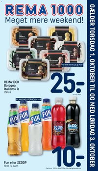 Rema 1000 tilbudsavis fra 01/10/2026 Rema 1000 - Tilbudsavis uge 40