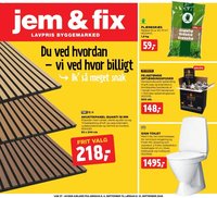 Jem & fix tilbudsavis fra 06/09/2026 Jem & fix - Tilbudsavis uge 37