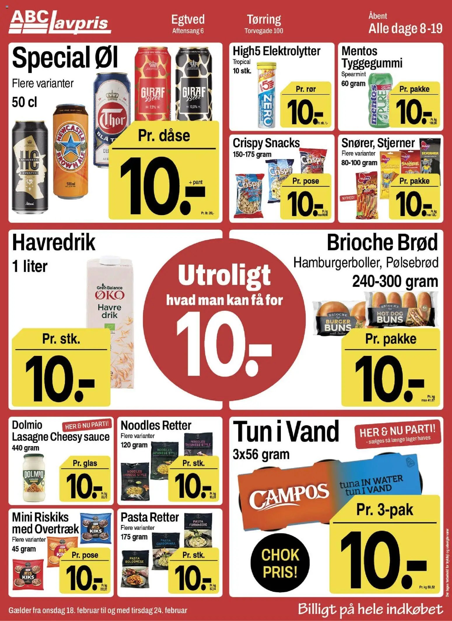 Abc Lavpris tilbudsavis fra 18/02/2026 Egtved