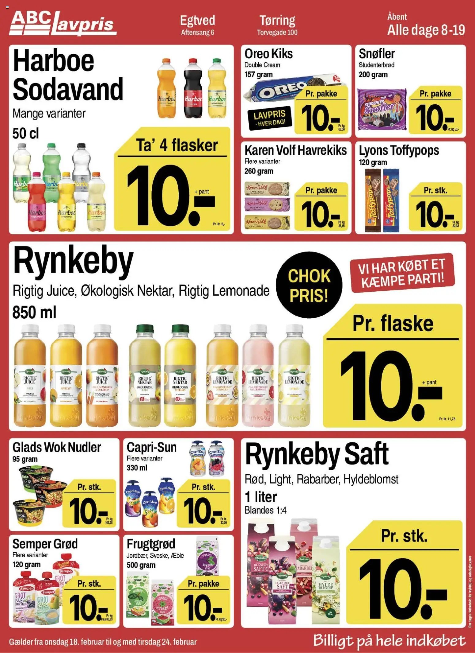 Abc Lavpris tilbudsavis fra 18/02/2026 Egtved