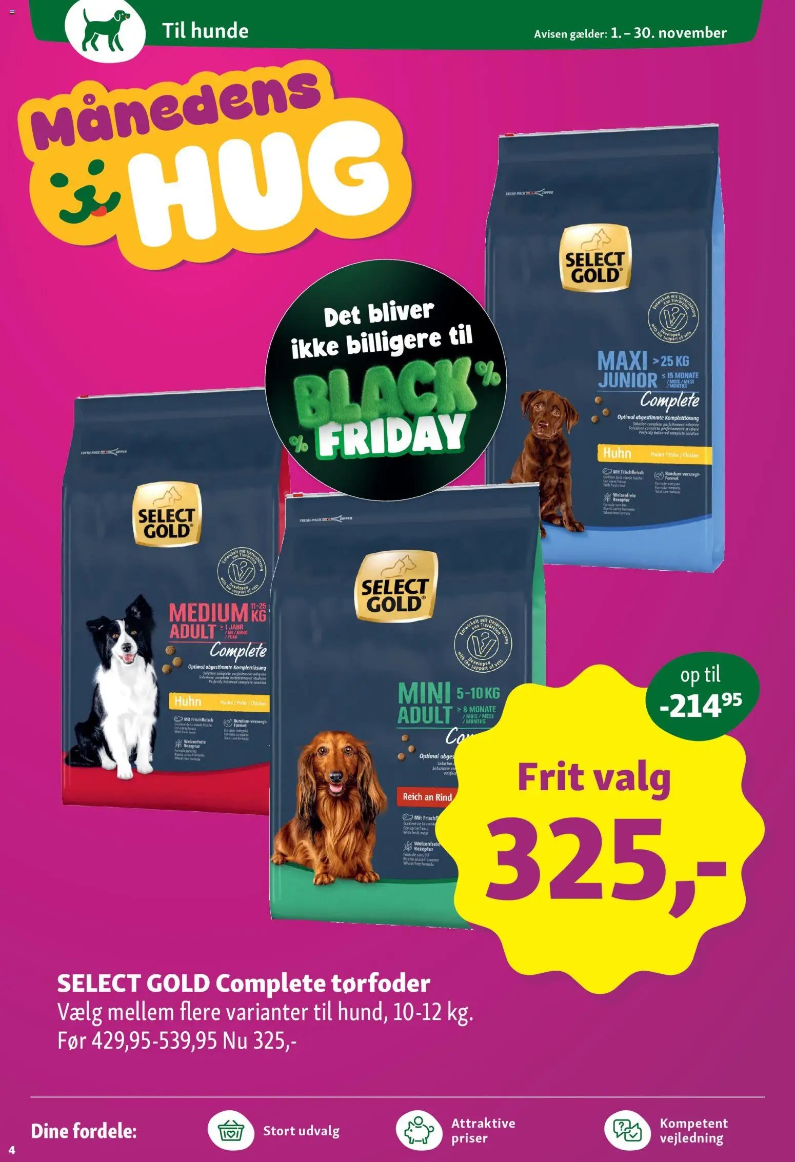 Maxi Zoo tilbudsavis fra 01/11/2025 Black Friday