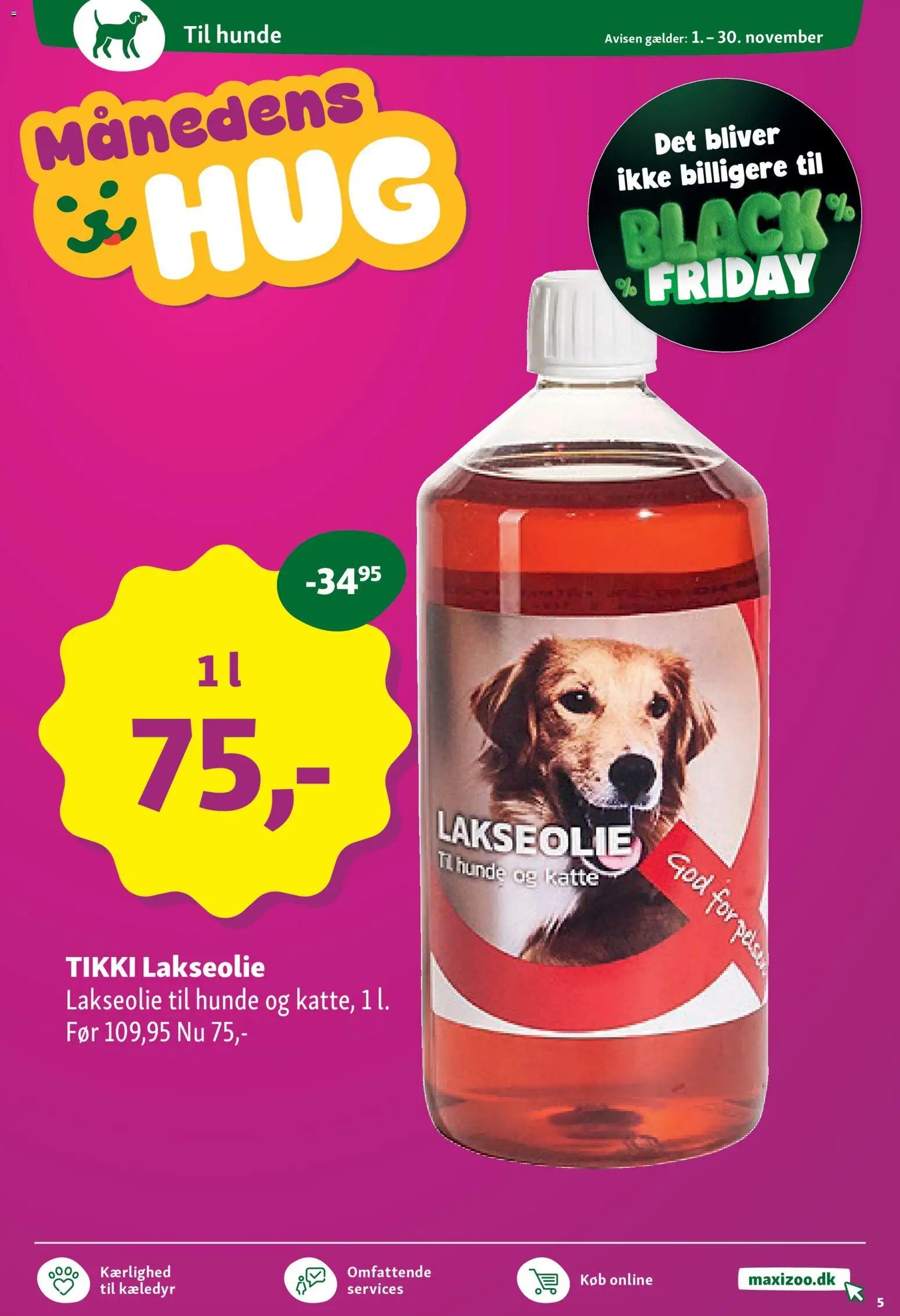 Maxi Zoo tilbudsavis fra 01/11/2025 Black Friday