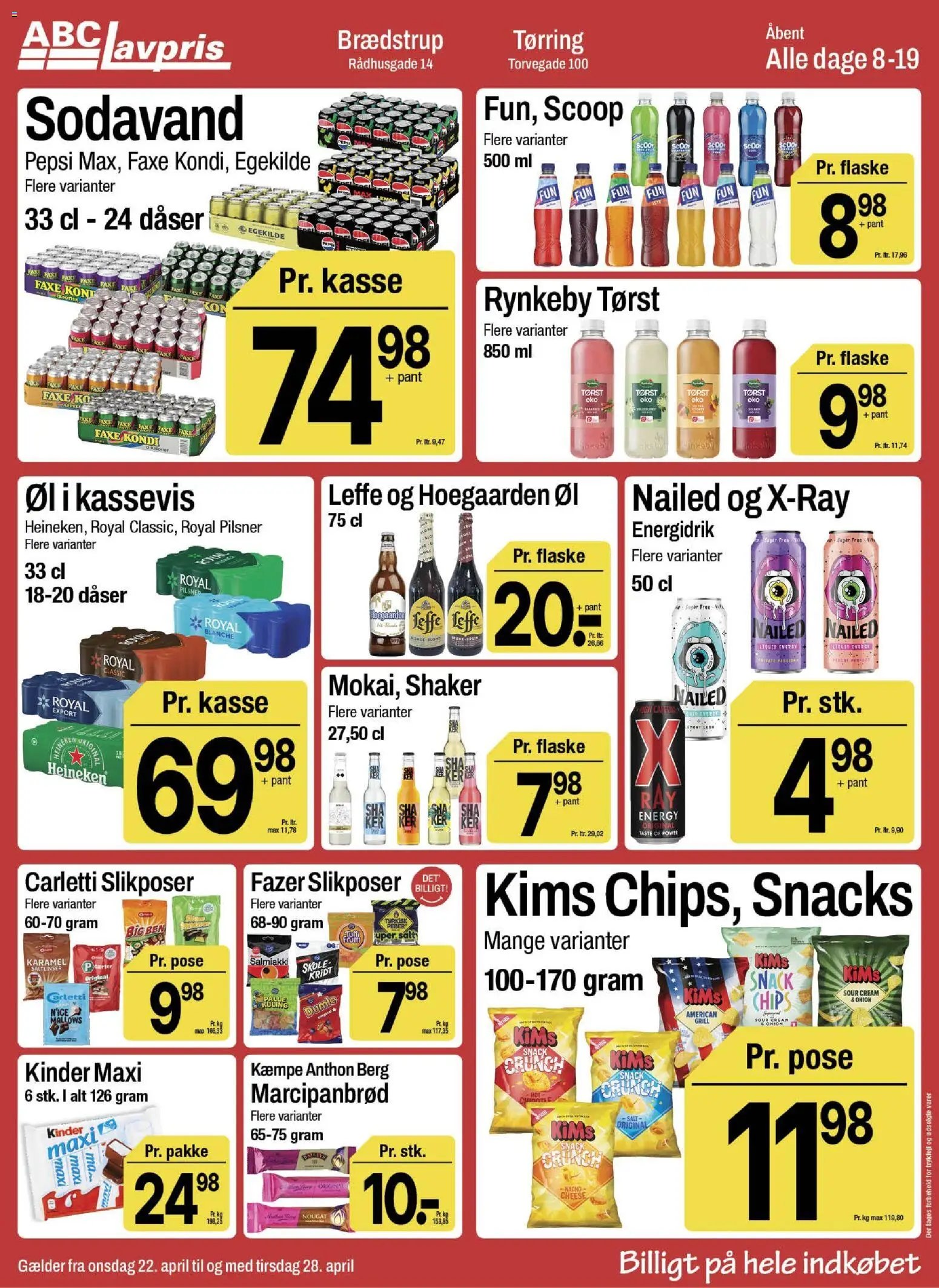 Abc Lavpris tilbudsavis fra 22/04/2026 Abc Lavpris - Brædstrup