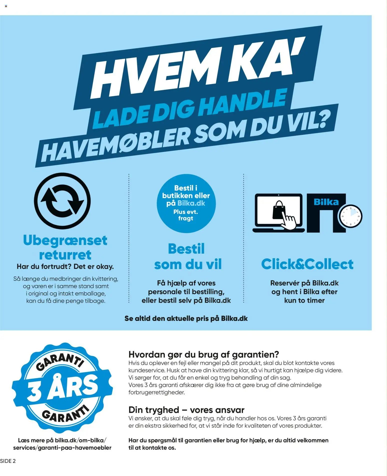 Bilka tilbudsavis fra 27/03/2026 Bilka - Havemøbler 2026 (2026-03-27 - 2026-05-28)
