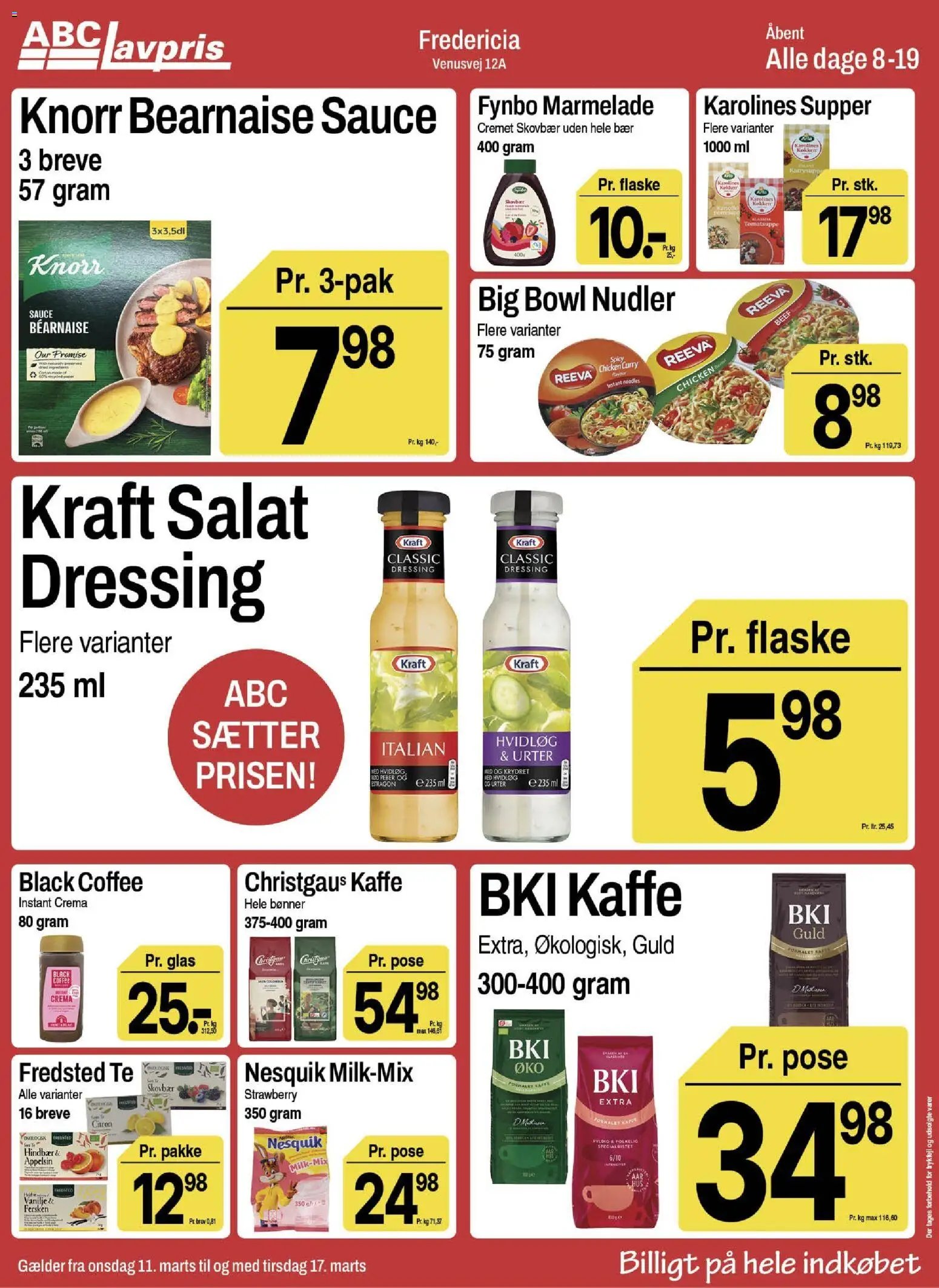 Abc Lavpris tilbudsavis fra 11/03/2026 Abc Lavpris - Fredericia