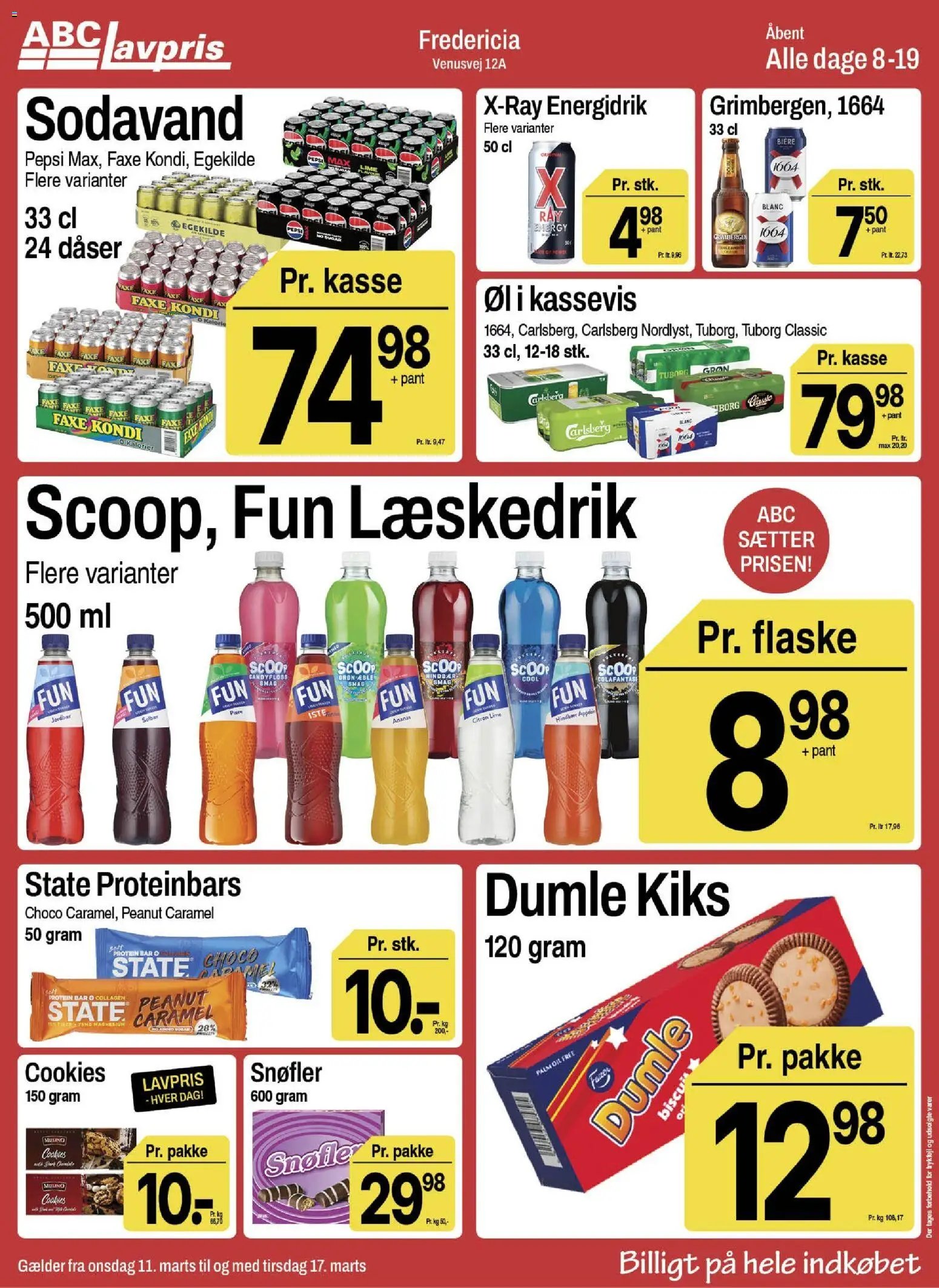 Abc Lavpris tilbudsavis fra 11/03/2026 Abc Lavpris - Fredericia