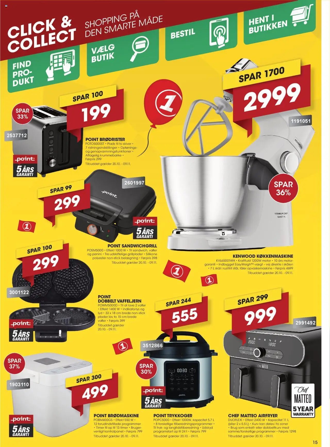 Punkt1 tilbudsavis fra 20/10/2025 Tilbudsavis